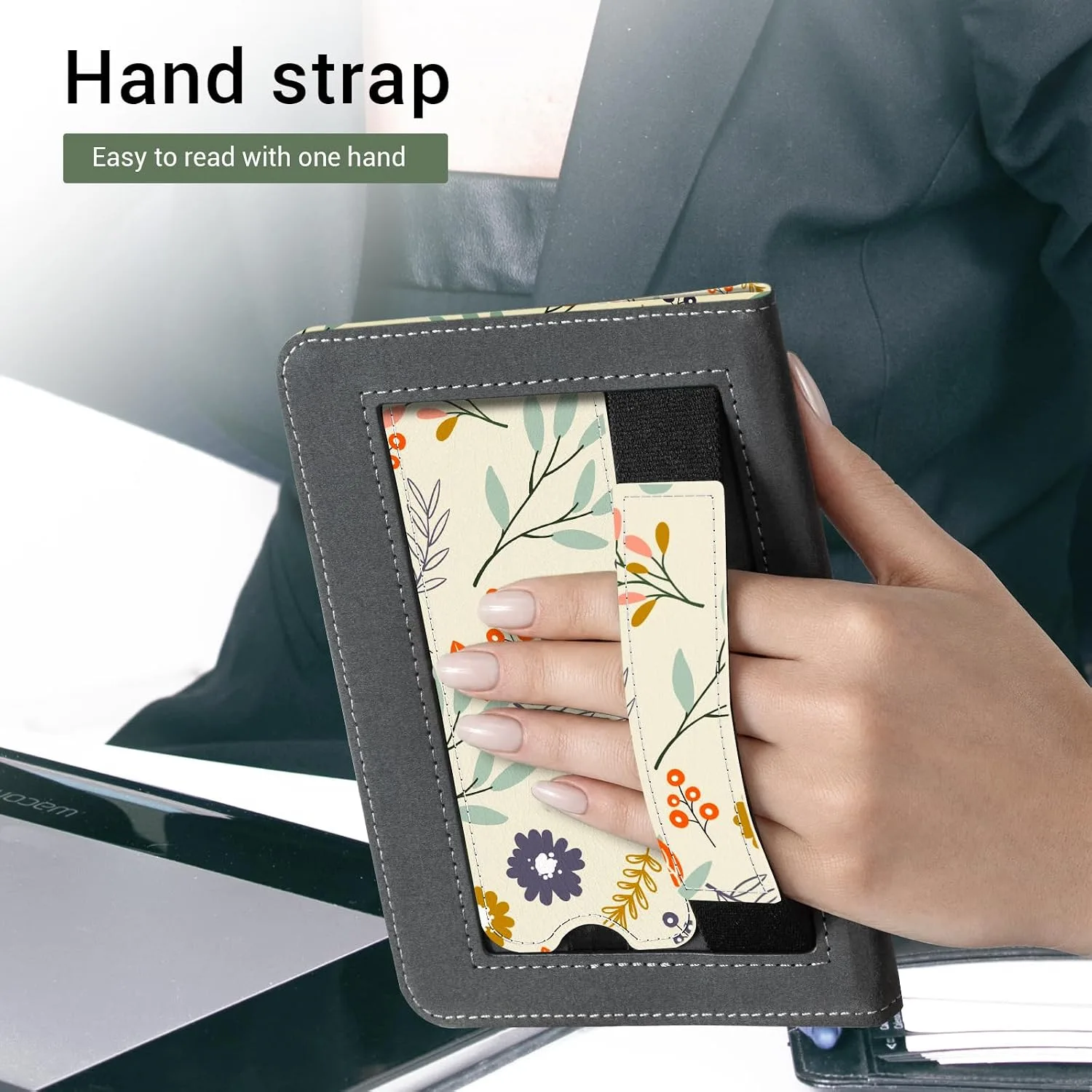 CoBak 6 Inch Case with Stand, not for iPad(A0J28), Rustic Bloom