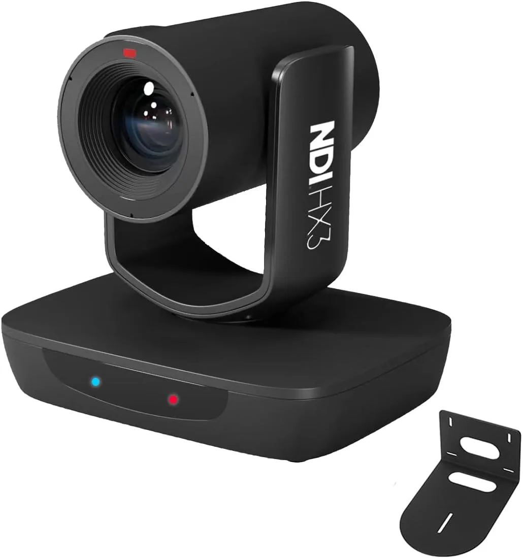 AI Auto Tracking PTZ Camera, 20X Zoom Live Streaming HDMI SDI PTZ Camera for Church Worship and Live Event, LV20, Not NDI