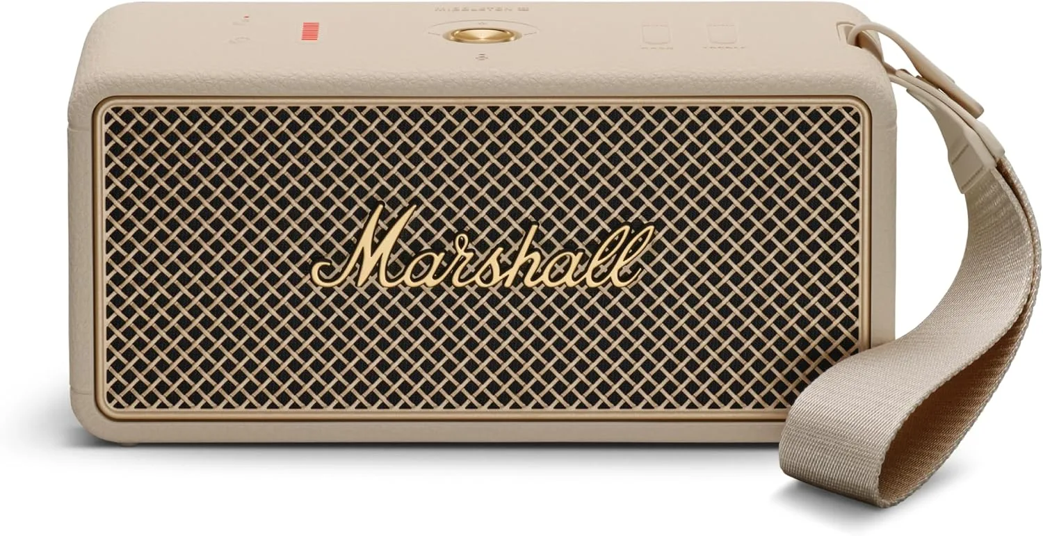 Marshall Middleton II Portable Bluetooth Waterproof Speaker - Cream