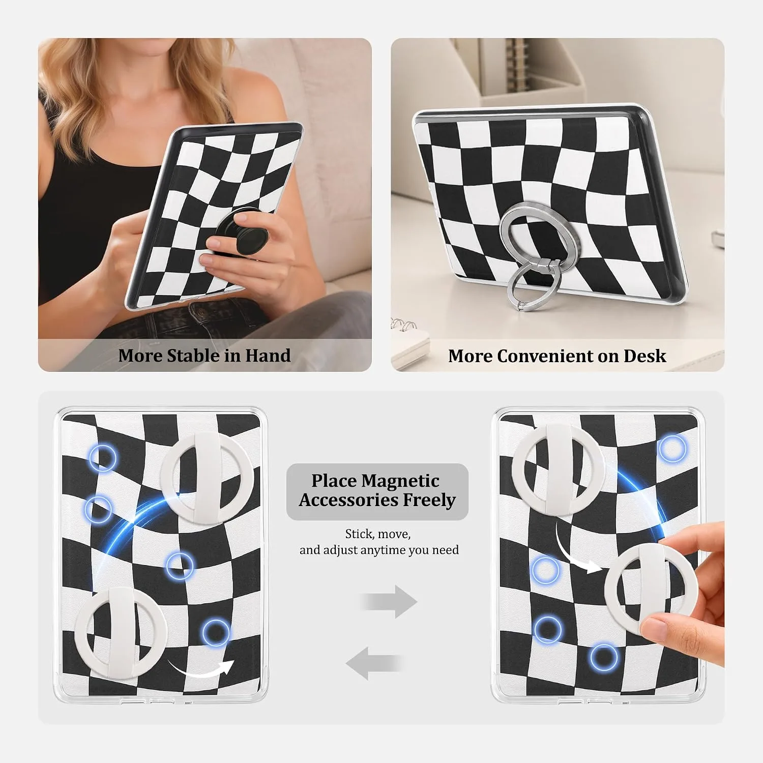 Back Panel Case for 7'' Kindle Paperwhite 12th Gen & Colorsoft