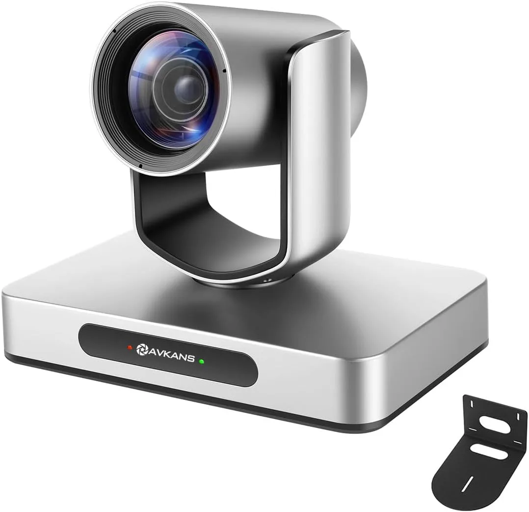 NDI PTZ Camera 4K, 20X HDMI SDI AI AUTO Tracking PTZ Camera with IP Live Streaming for Church Worship Live Events,PoE Support(AV4KN-20-B)