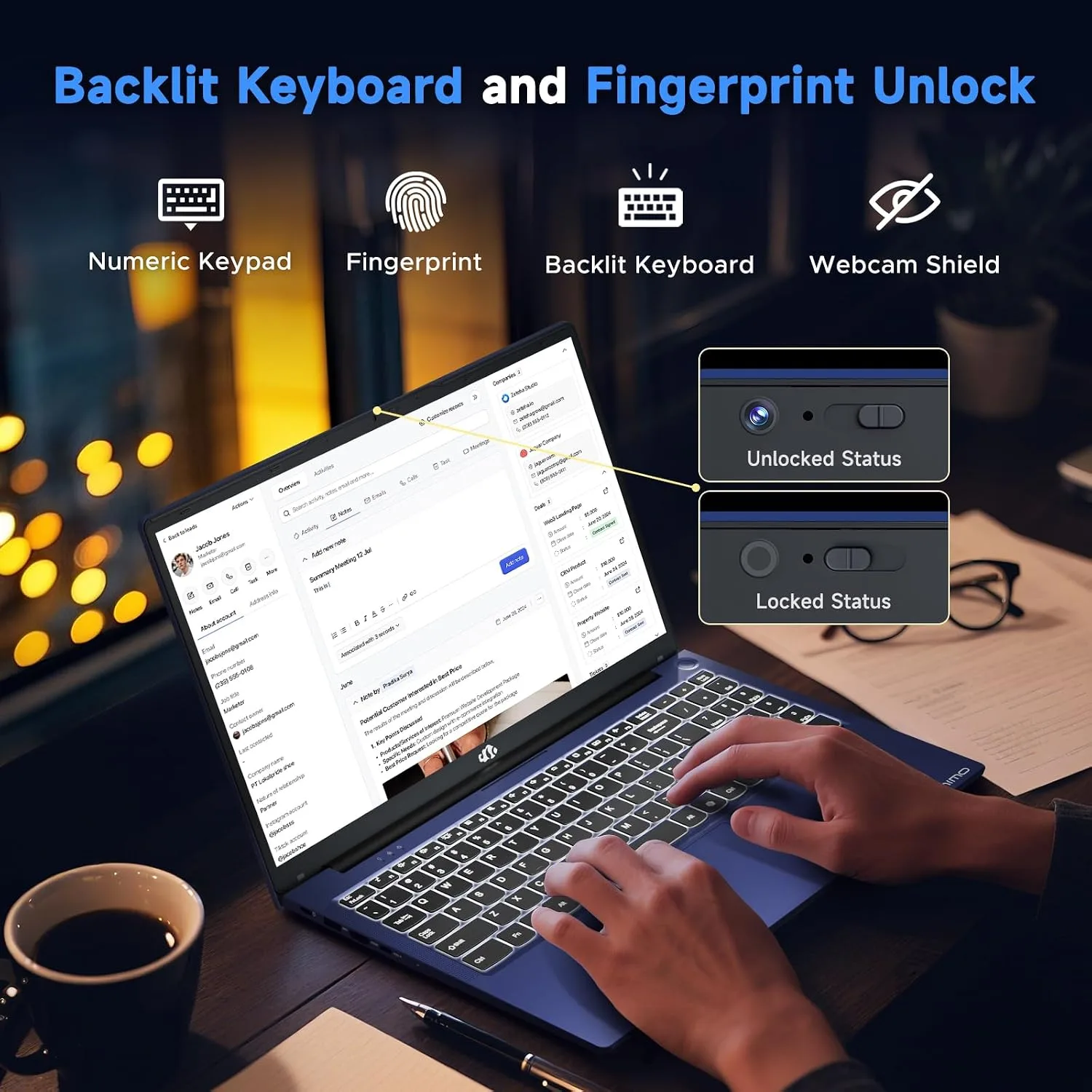NIMO 15.6" Light-Gaming-Laptop, 8 Cores AMD Ryzen 7 16GB DDR5 256GB SSD (Beat i7 12650H up to 4.75GHz) Radeon 680M, FHD 100W Fast PD Backlit Keyboard AI Content Creators & Student 2-Yr Warranty
