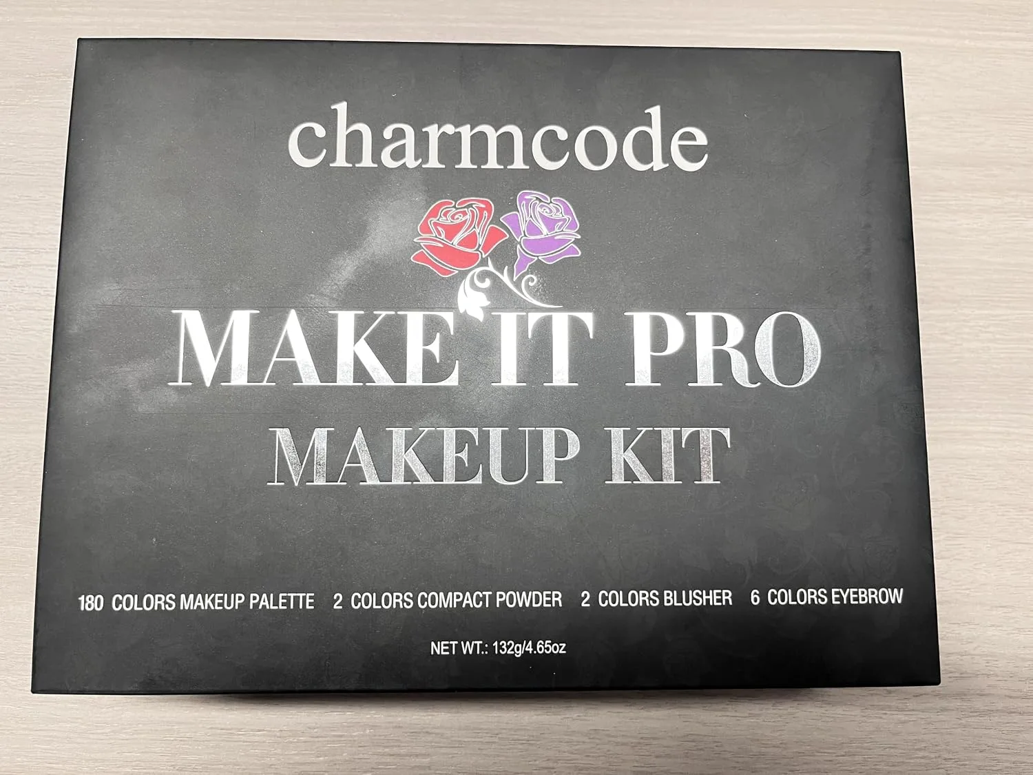 CHARMCODE 190 Colors Cosmetic Make up Palette Set Kit Combination with Eyeshadow Facial Blusher Eyebrow Powder Face Concealer Eyeliner Pencil A Mirror All-in-One Makeup Gift (Multicolor)