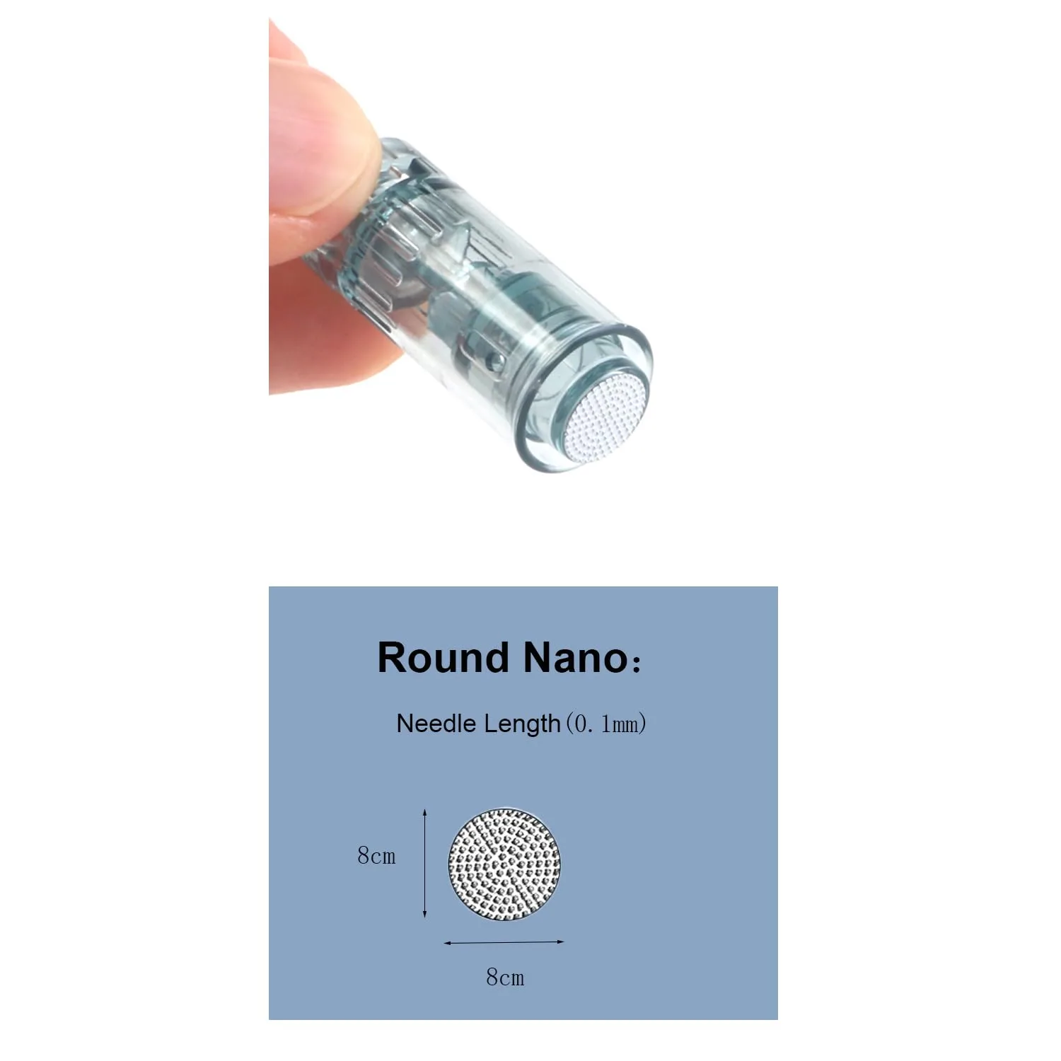 Derma Roller Pen Nano Cartridges for M8,M7S, Easy-to-Use Skin Tool for Home Use