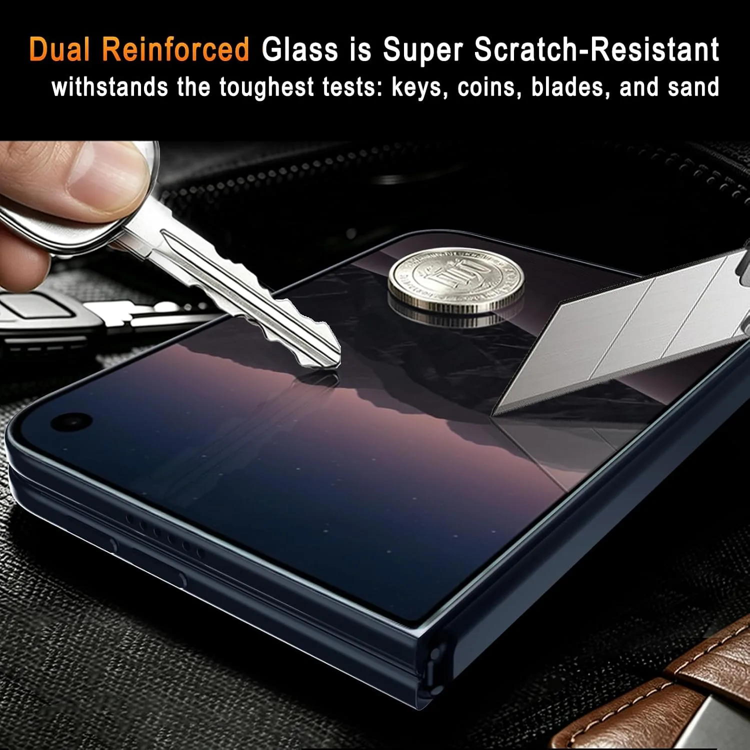 TZGZT Screen Protectors for iPhone Duo, Tempered Glass, Case Friendly
