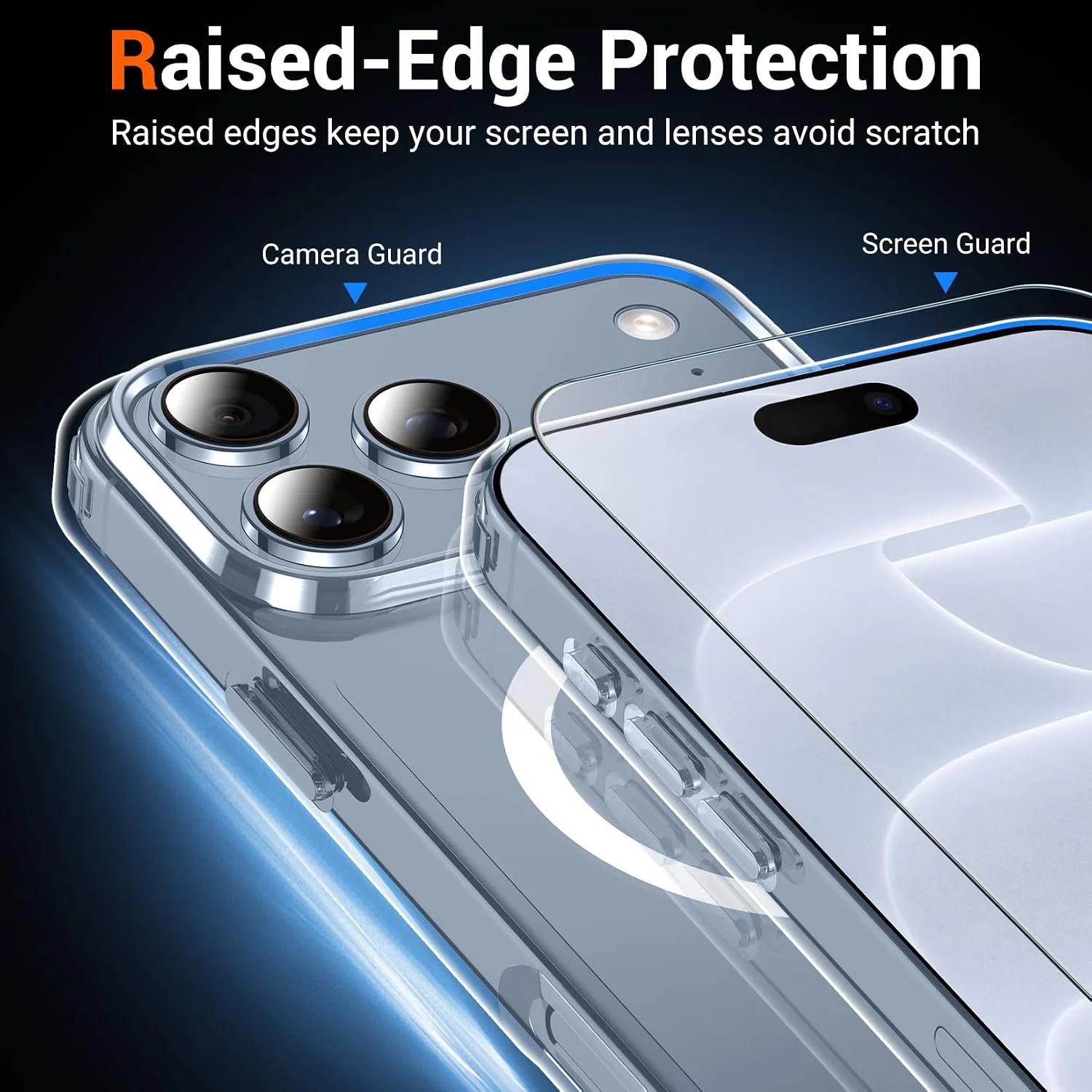 Temdan for iPhone 18 Pro Case/iPhone 17 Pro Case Clear