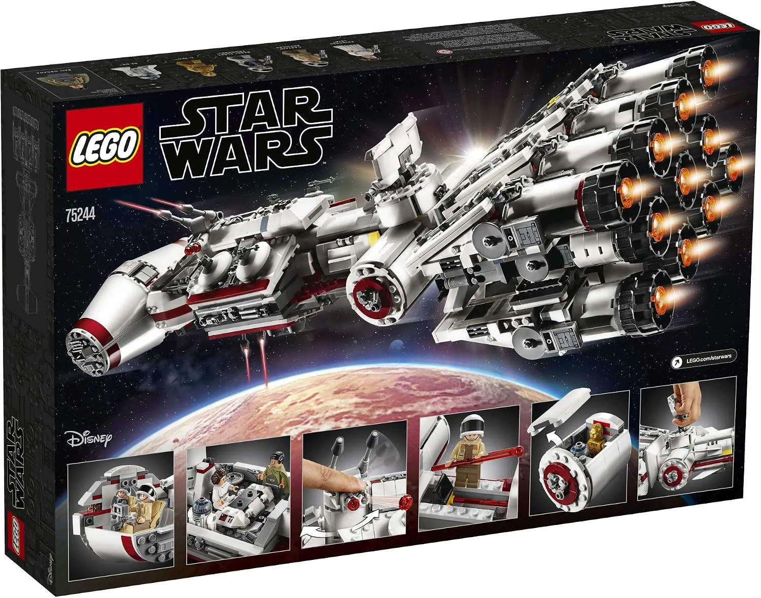 LEGO Star Wars: A New Hope 75244 Tantive IV Building Kit (1768 Pieces)