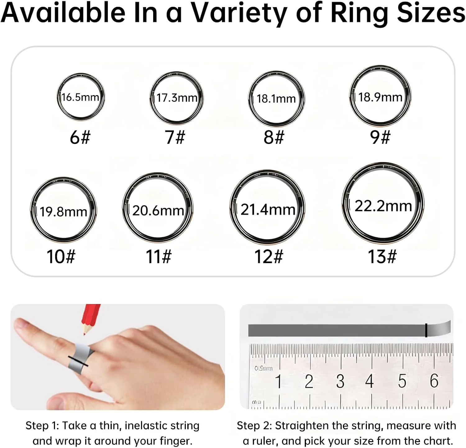 Smart Ring for Women & Men, Fitness Tracker Ring with Heart Rate Monitor, HRV, Sleep Tracking, No Subscription Fee, 10ATM Waterproof Activity Ring for Android & iPhone (Lavender Pink, #8)