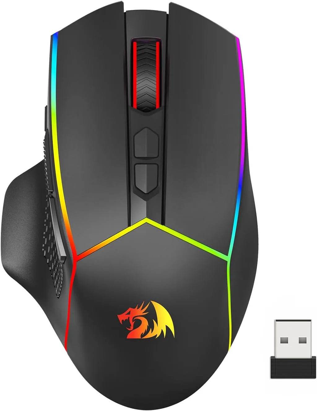 Mouse Gamer Redragon M814 Inalámbrico Tri-Mode 8000 DPI RGB