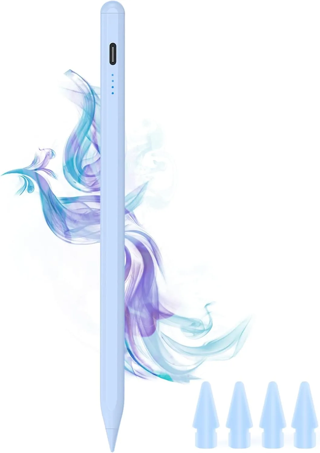 DOGAIN A8 Stylus Pen for iPad 2018-2026, Fast Charge, Palm Rejection-Blue