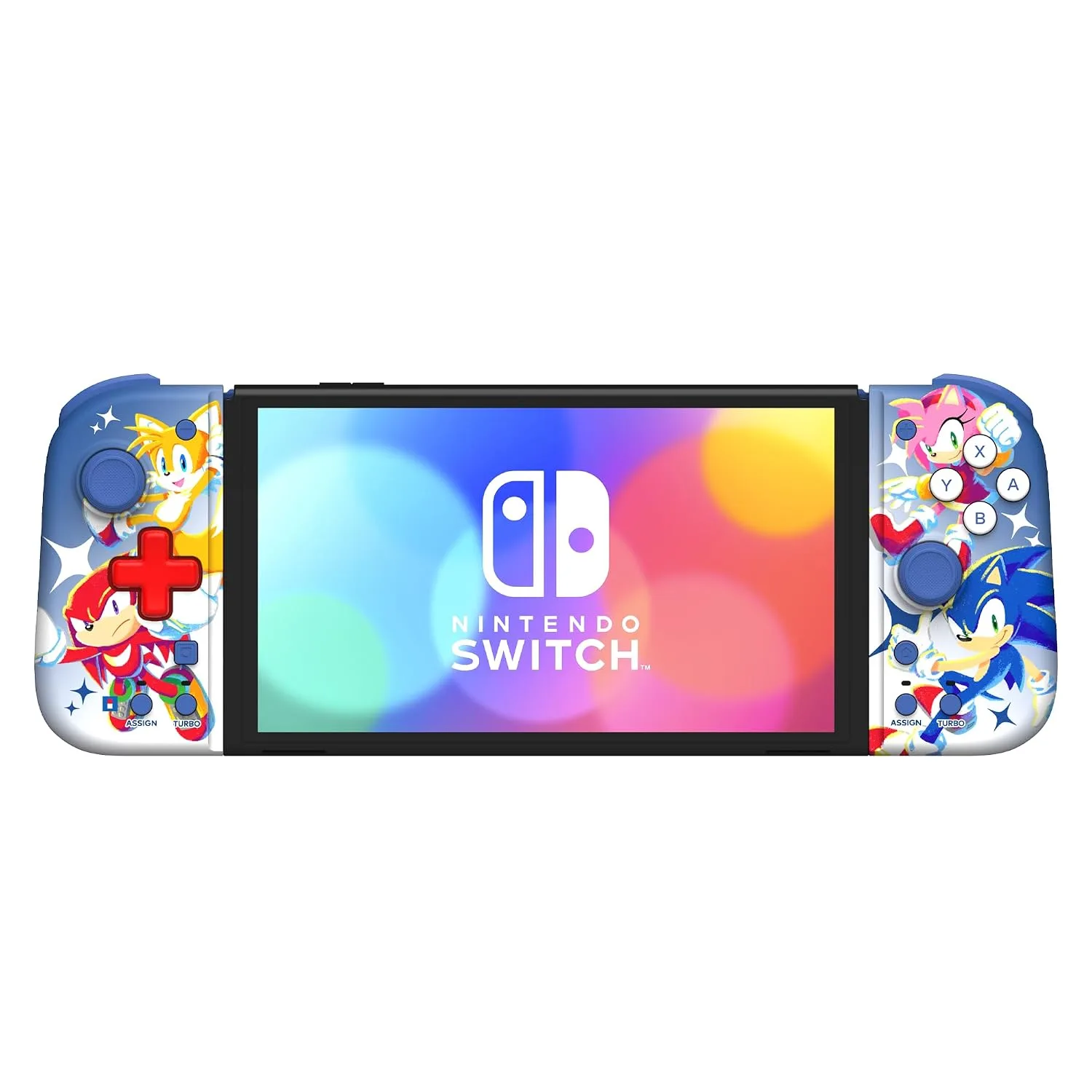 HORI Nintendo Switch Split Pad Compact (Pikachu & Mimikyu) - Ergonomic Controller for Handheld Mode - Officially Licensed by Nintendo & Pokémon
