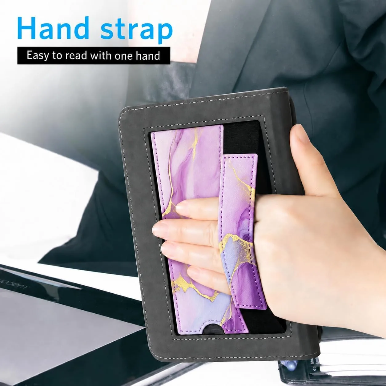CoBak 6 Inch Case with Stand, not for iPad(A0J28), Amethyst Veins