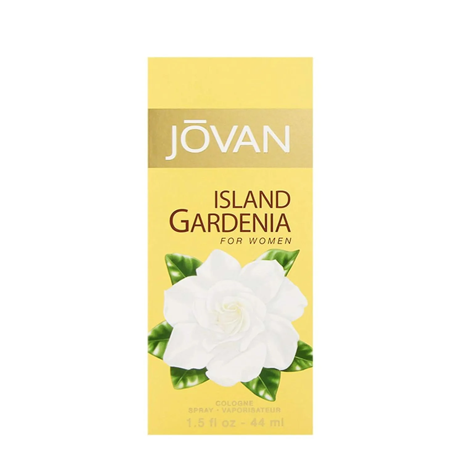 Jovan Island Gardenia Eau de Cologne Spray 1.5 fl oz (Pack of 1), Notes of Neroli, Gardenia, and Sandalwood, Women's Fragrance, Long Lasting, Everyday Fragrance, Travel Size