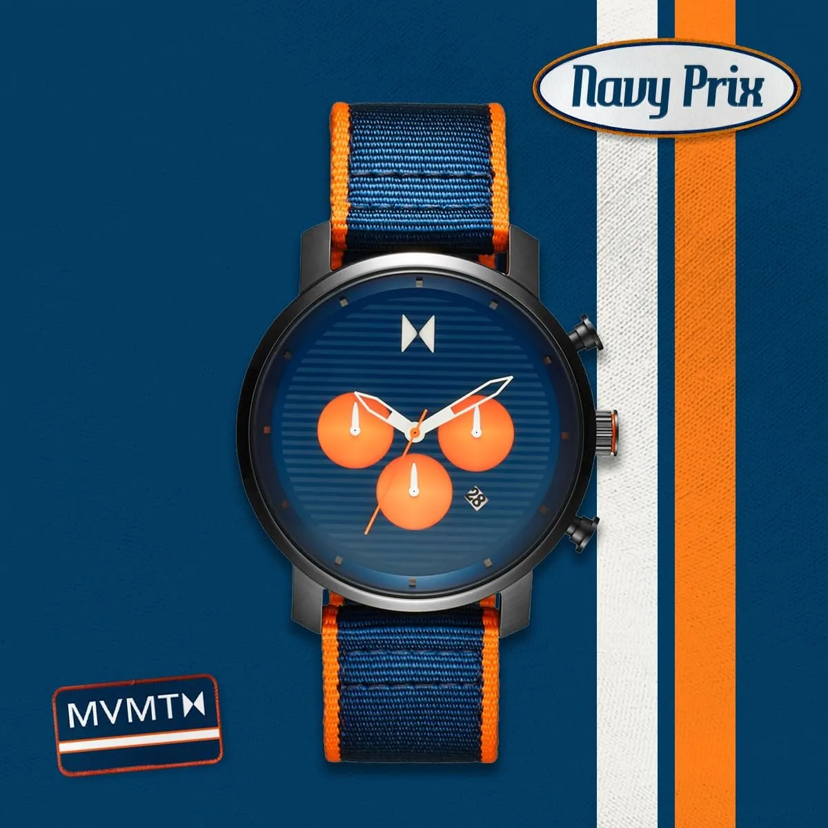 MVMT Field II Men's Watch - Everyday Wear for Him - 41mm