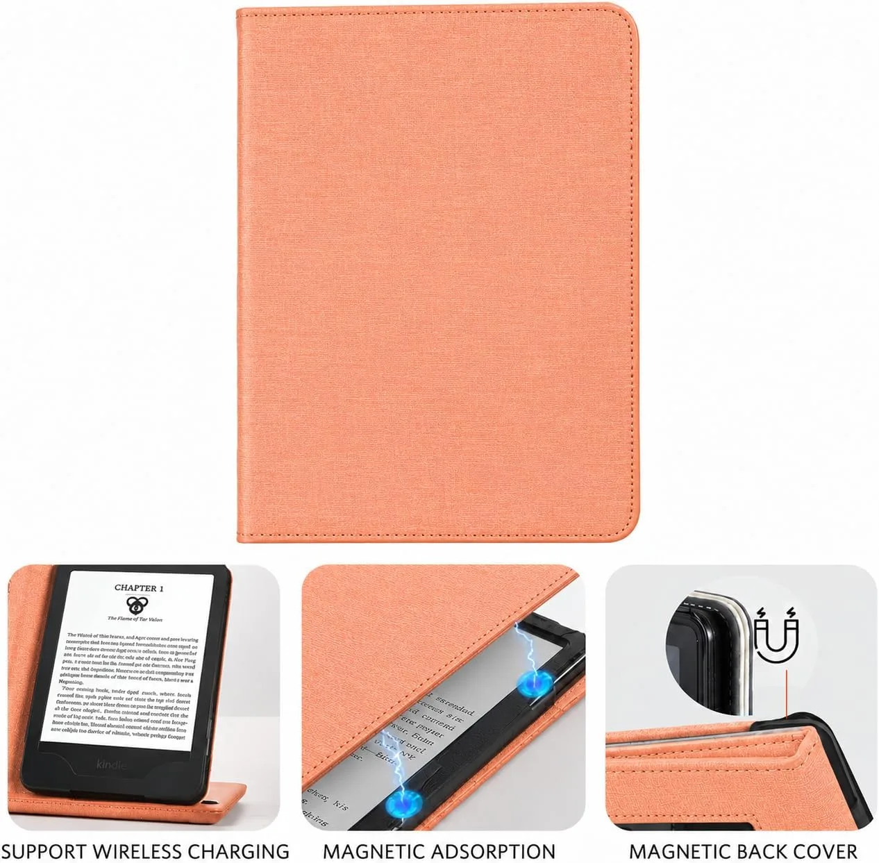 CoBak 6 Inch Case with Stand, not for iPad(A0J28), Apricot