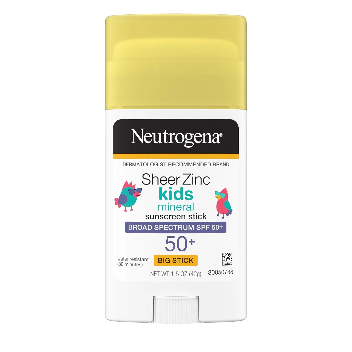 Neutrogena Sheer Zinc Oxide Kids Mineral Sunscreen Stick SPF 50+, 1.5 oz