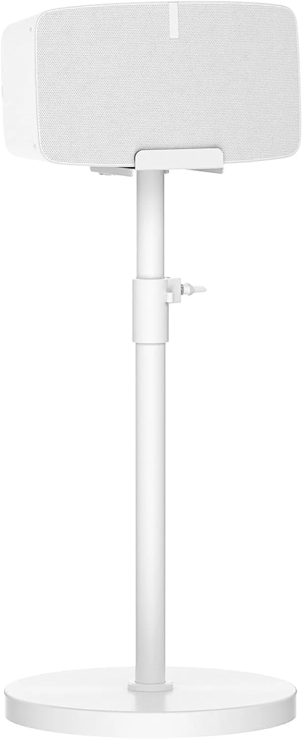 Soporte de piso ajustable para parlantes Sonos Five y Play:5 Yibracki blanco 1 unidad