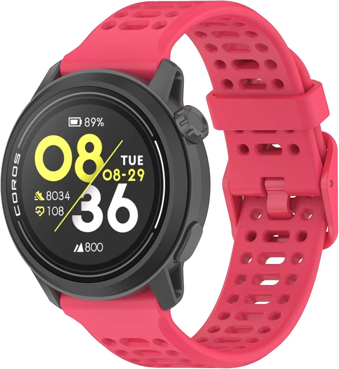 20mm 22mm Sport Silicone Bands for COROS PACE 4/3/APEX 2 Pro/PACE 2