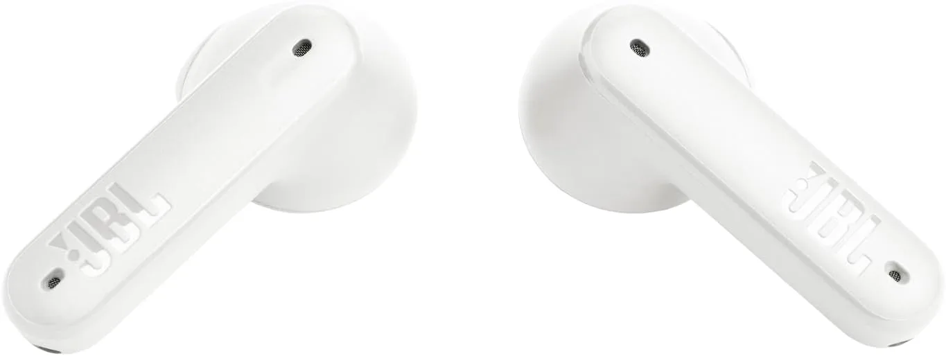 JBL Tune Flex - True Wireless Noise Cancelling Earbuds (White), Small