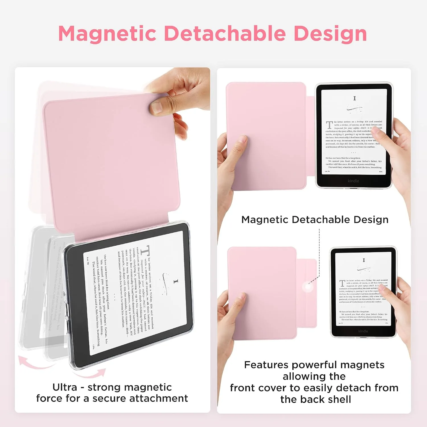 SESENSE Magnetic Case for 7'' Kindle Paperwhite 12th Gen 2024 & Colorsoft