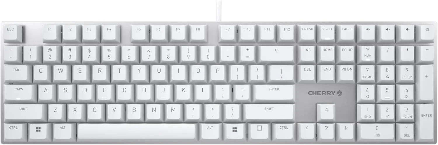 Cherry KC 200 MX Wired Mechanical Office Keyboard MX2A Silent RED Switches