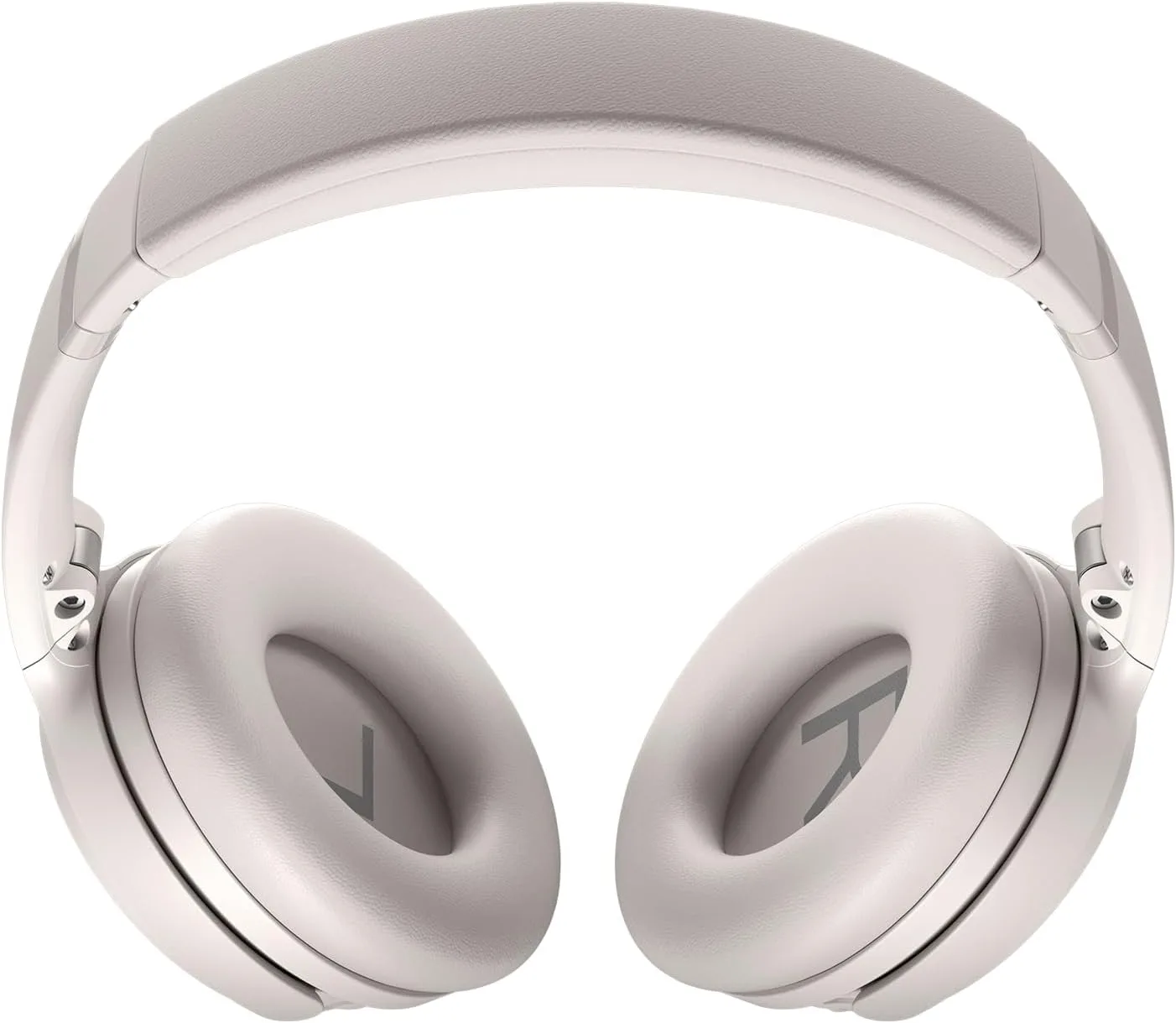 Bose QuietComfort Wireless Noise Cancelling Headphones, Bluetooth Over Ear Headphones with Up to 24 Hours of Battery Life, White Smoke (Renewed)