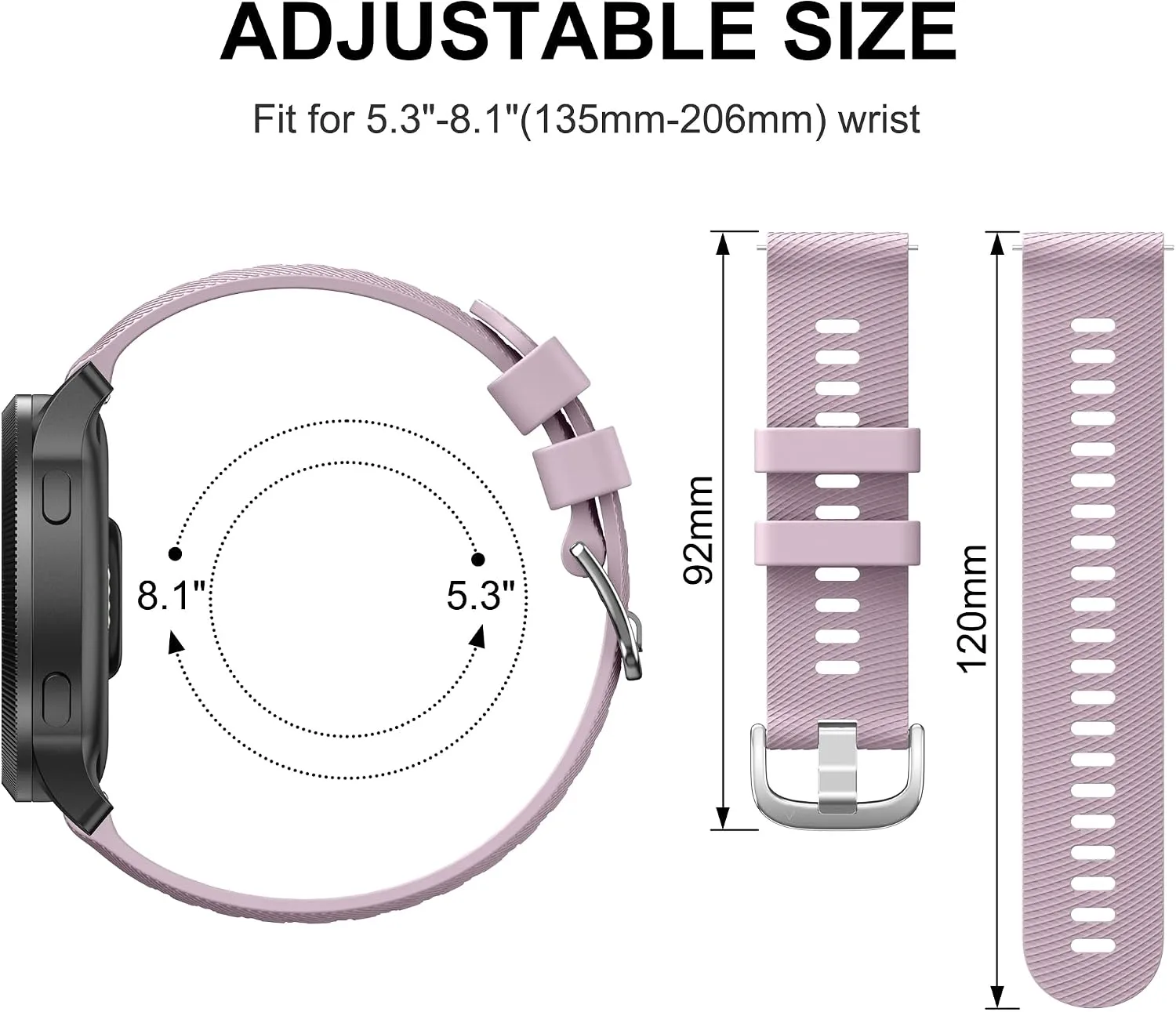 Meliya Silicone Bands Compatible with Coros Pace 3/Pace 4/Pace Pro/Apex 2 Pro/Apex Pro/Apex 46mm Watch Band, Soft Silicone Sport Replacement Wristband for Coros Pace 4/3 Watch