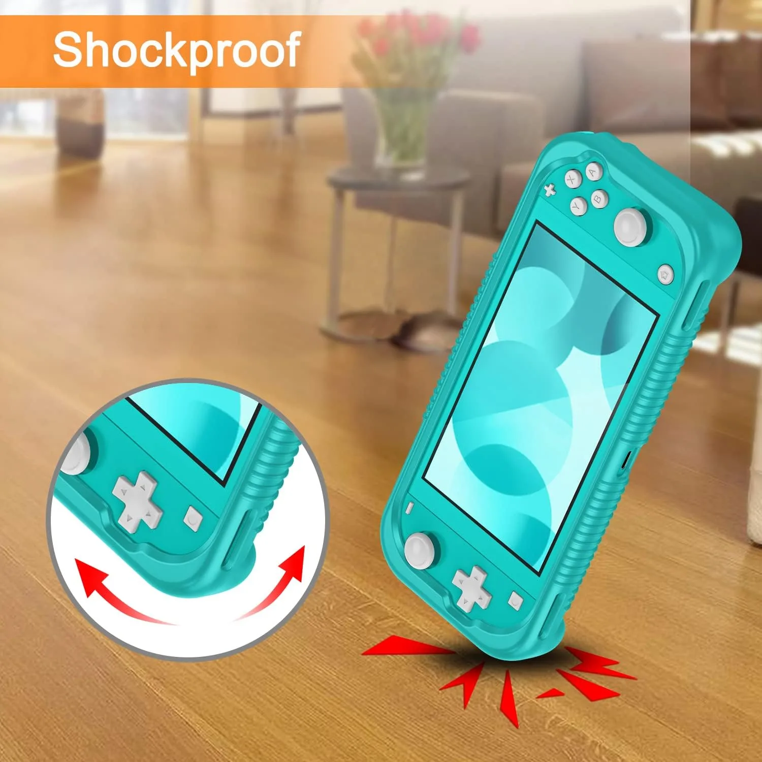 FINTIE Soft Silicone Protective Case for Nintendo Switch Lite 2019