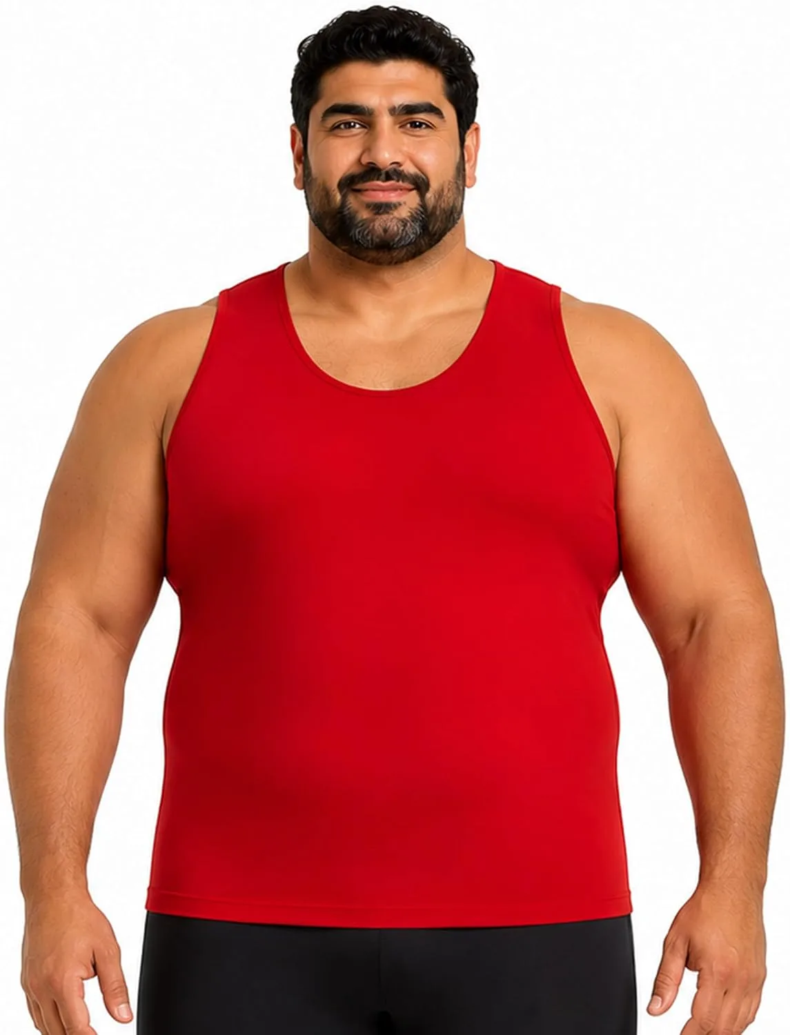 Insta Slim - Made in USA 3 Pack Compression Muscle Tank Body Shapers for Men. Back Support, Slimming Shapewear Undershirt