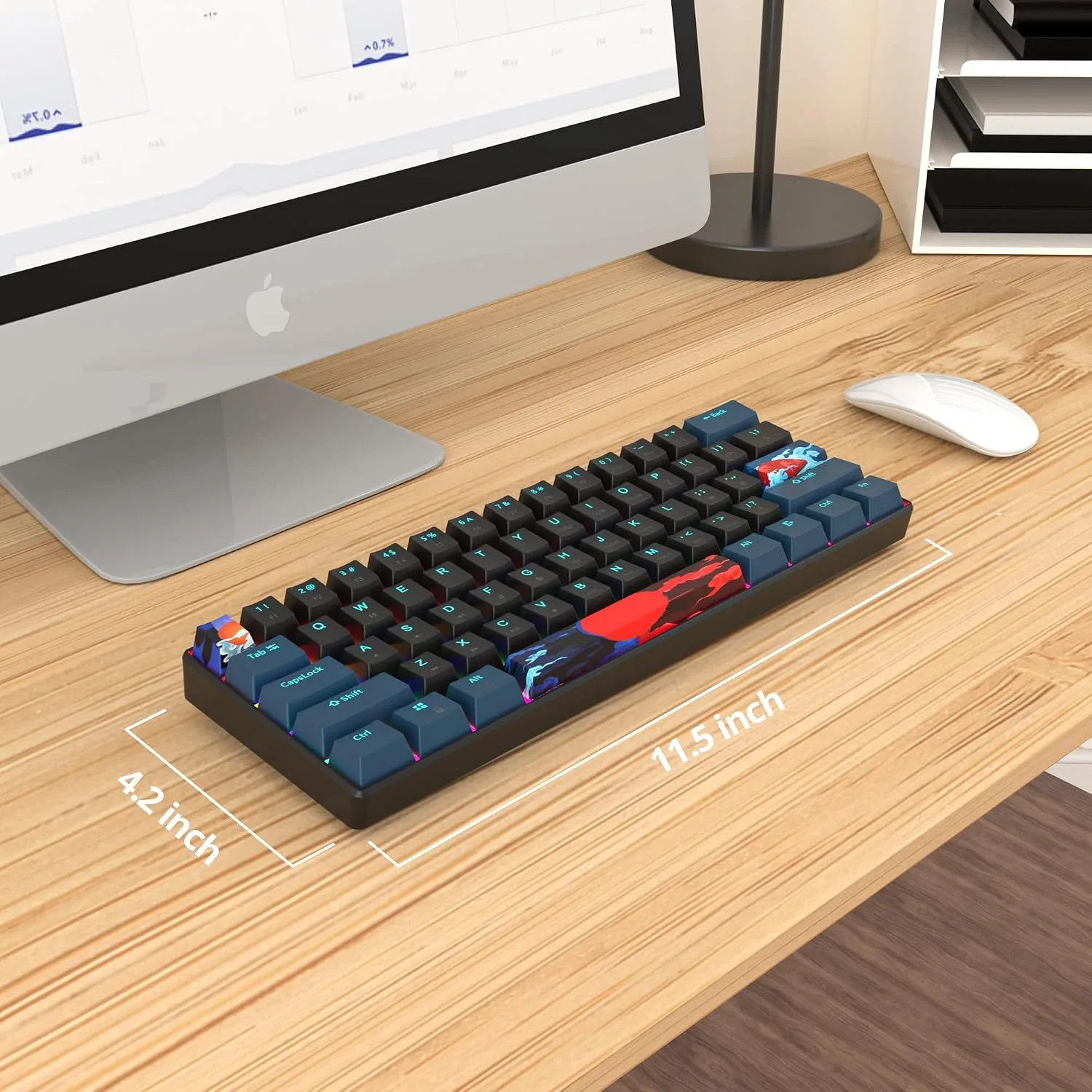 Owpkeenthy 60% Wired Mechanical Keyboard