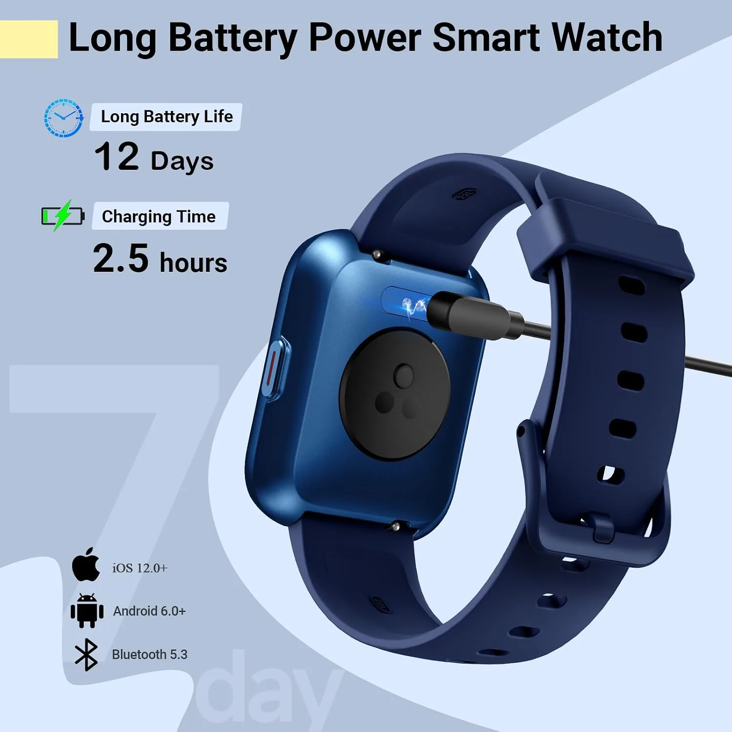 Smartwatch for Women/Men, Compatible with Android & iPhone, 1.8'' Fitness Tracker Watch with Alexa, Call & Notification Alerts, Heart Rate & Sleep Monitor, 120 Sports Modes, Waterproof Smart Watch