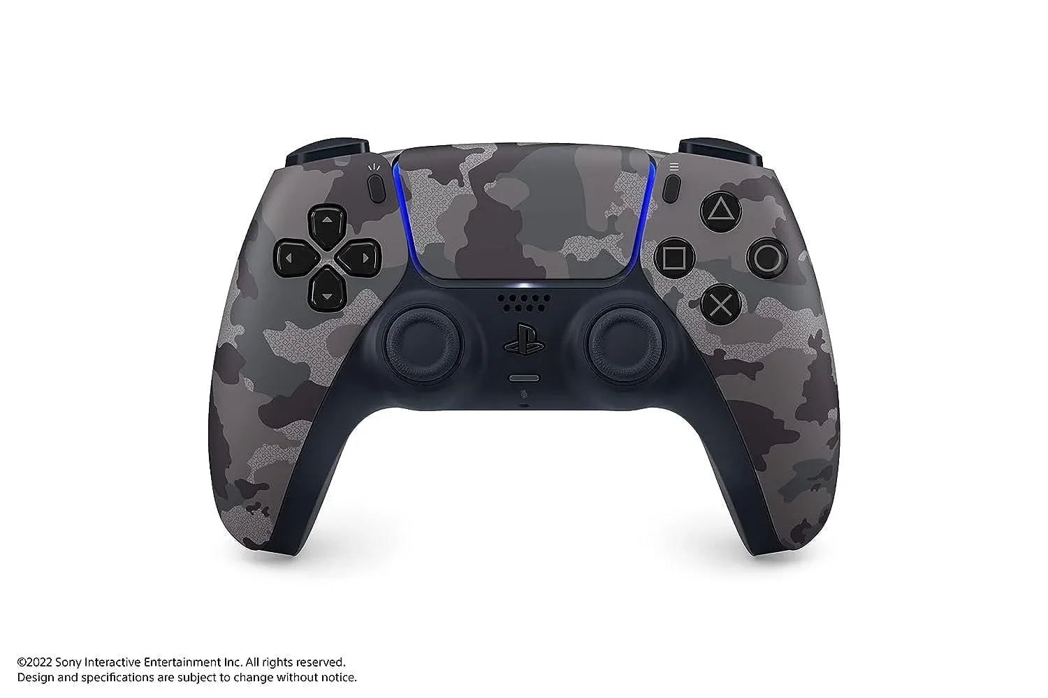 PlayStation Sony 5 DualSense Wireless Controller - Gray Camouflage (Renewed)