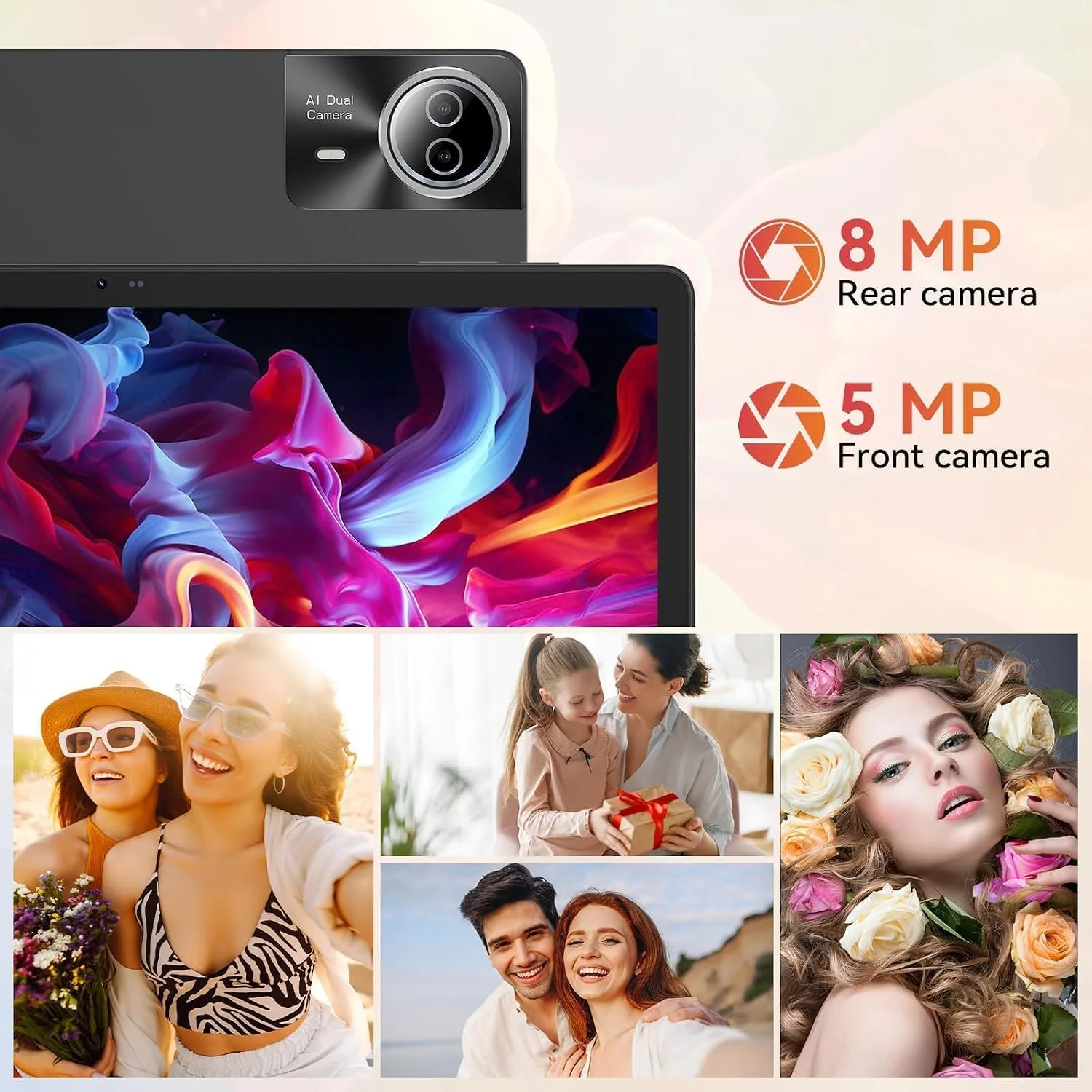 URAO Tablet｜14 inch Android 16 Tablet｜36GB RAM 256GB ROM ｜1920 * 1200 IPS FHD｜10000mAh 30W Fast Charging｜Octa-core Processor｜Wi-Fi 6, BT 5.4｜Dual Camera with Gemini AI｜Keyboard｜Stylus｜Case｜Headphone
