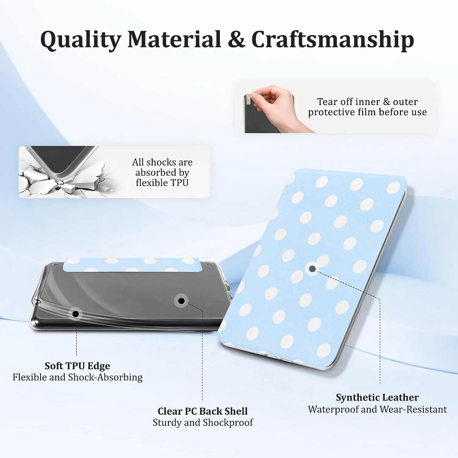 SESENSE Magnetic Case for 7'' Kindle Paperwhite 12th Gen 2024 & Colorsoft