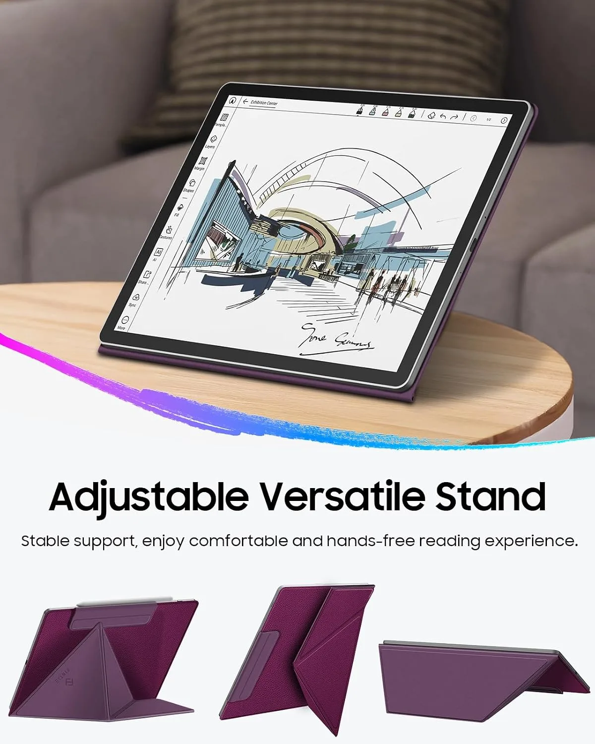 Fintie Magnetic Case for 11" Kindle Scribe 3rd Gen 2025 & Colorsoft, Purple