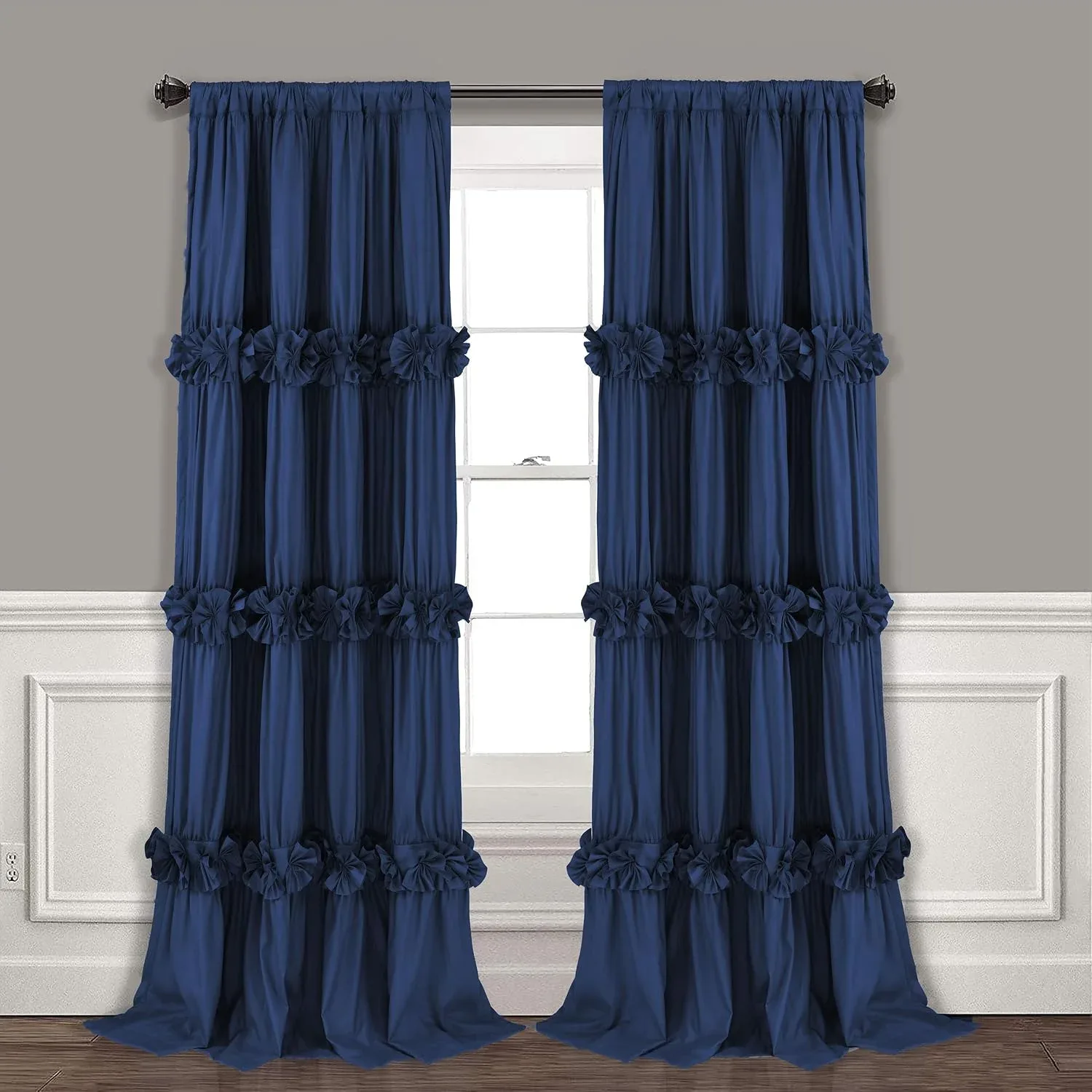 Homechoice Decor Thermal Insulated Window Curtains, 54" W x 84" L (Pair)