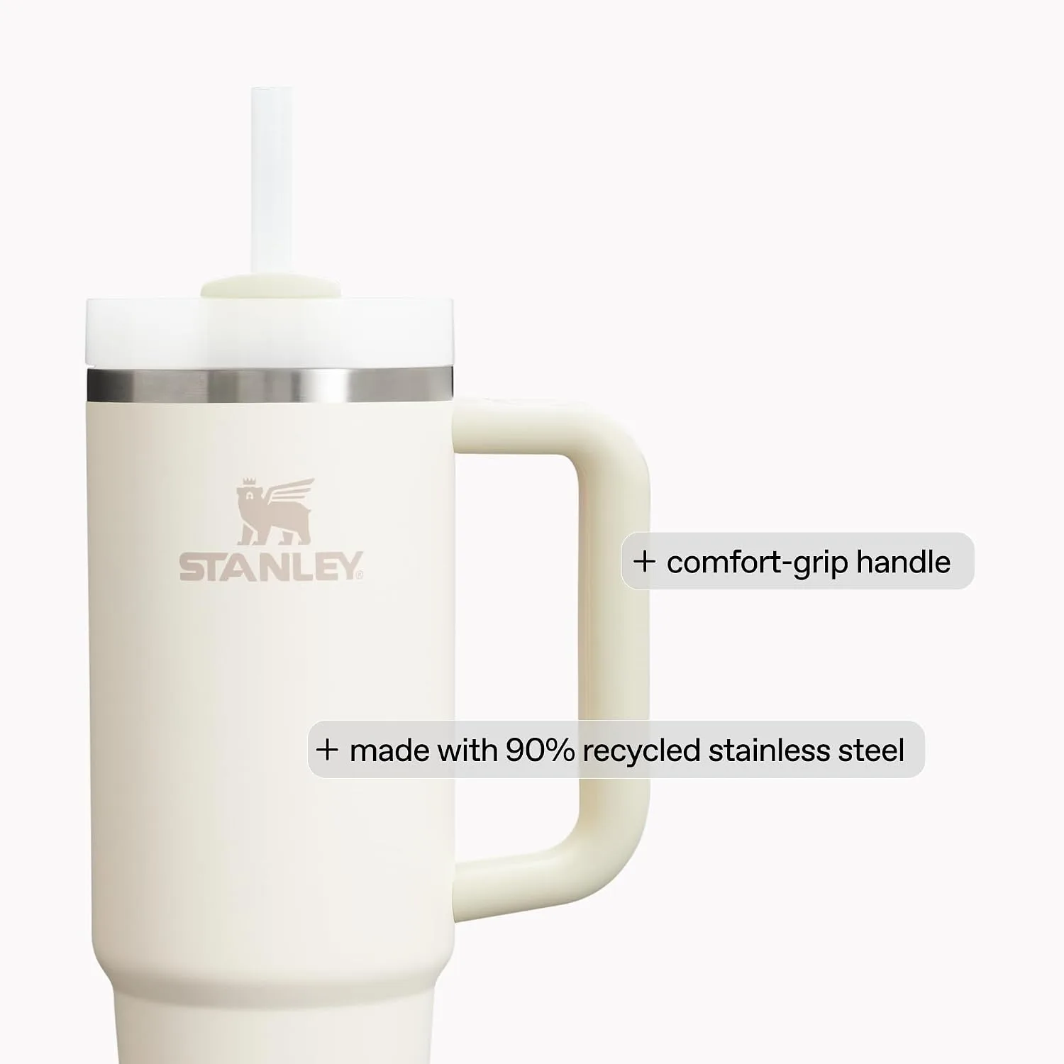 STANLEY Quencher H2.0 Flow State Tumbler, 14 oz, Black 2.0