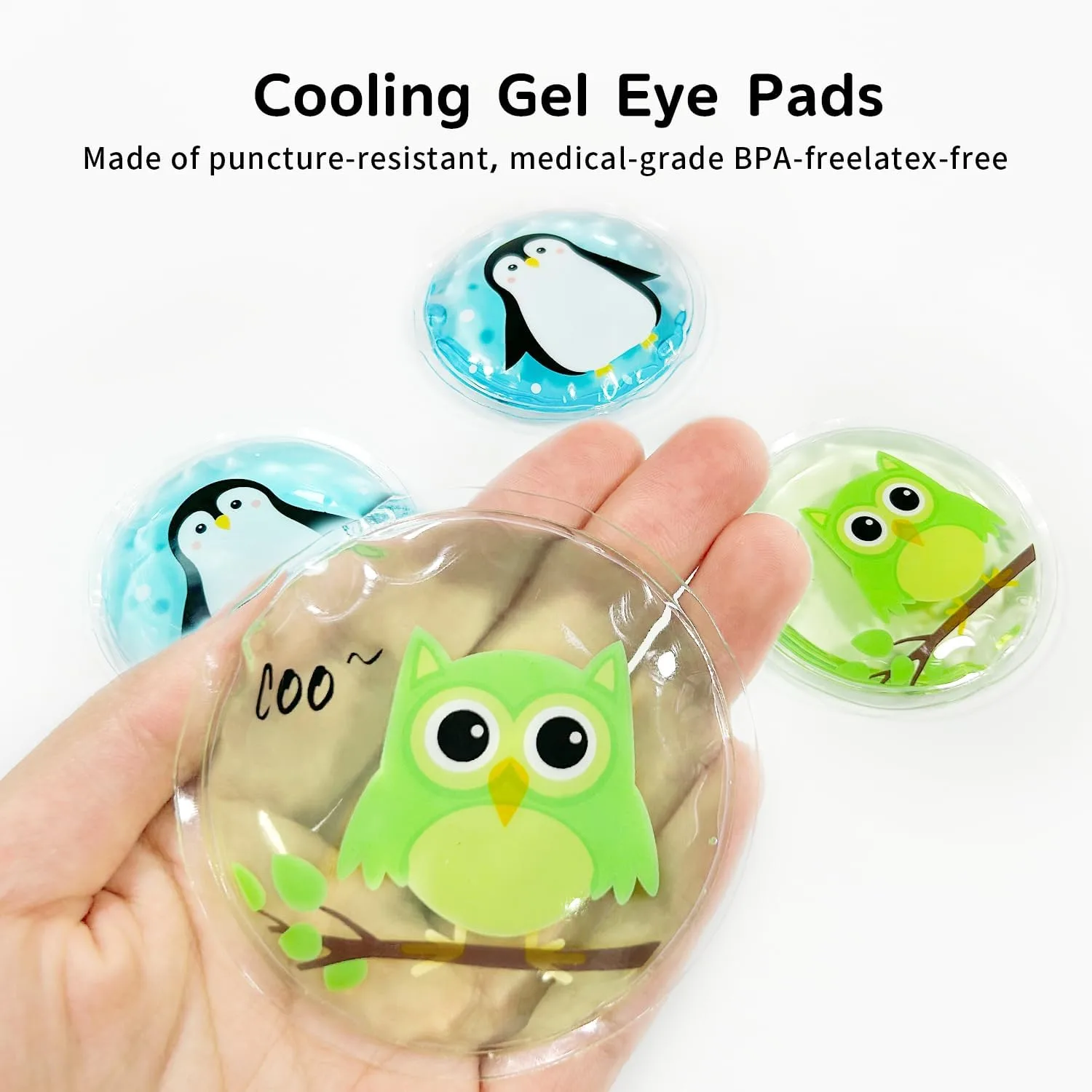 Hot and Cold Eye Pads, Reusable Eye Patches