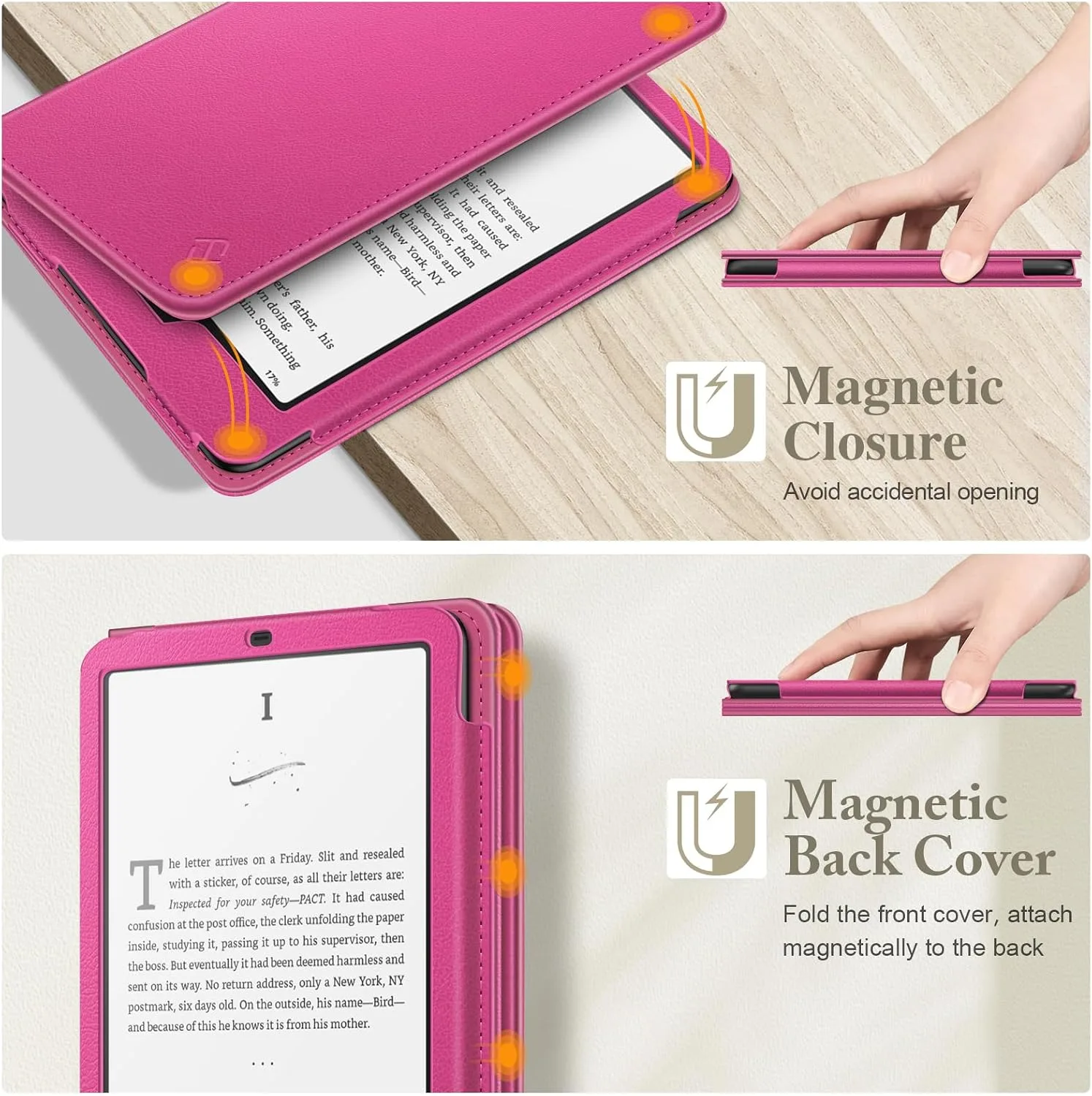 Fintie Case for 7"/6.8" Kindle Paperwhite 12th/11th Gen & Kindle Colorsoft