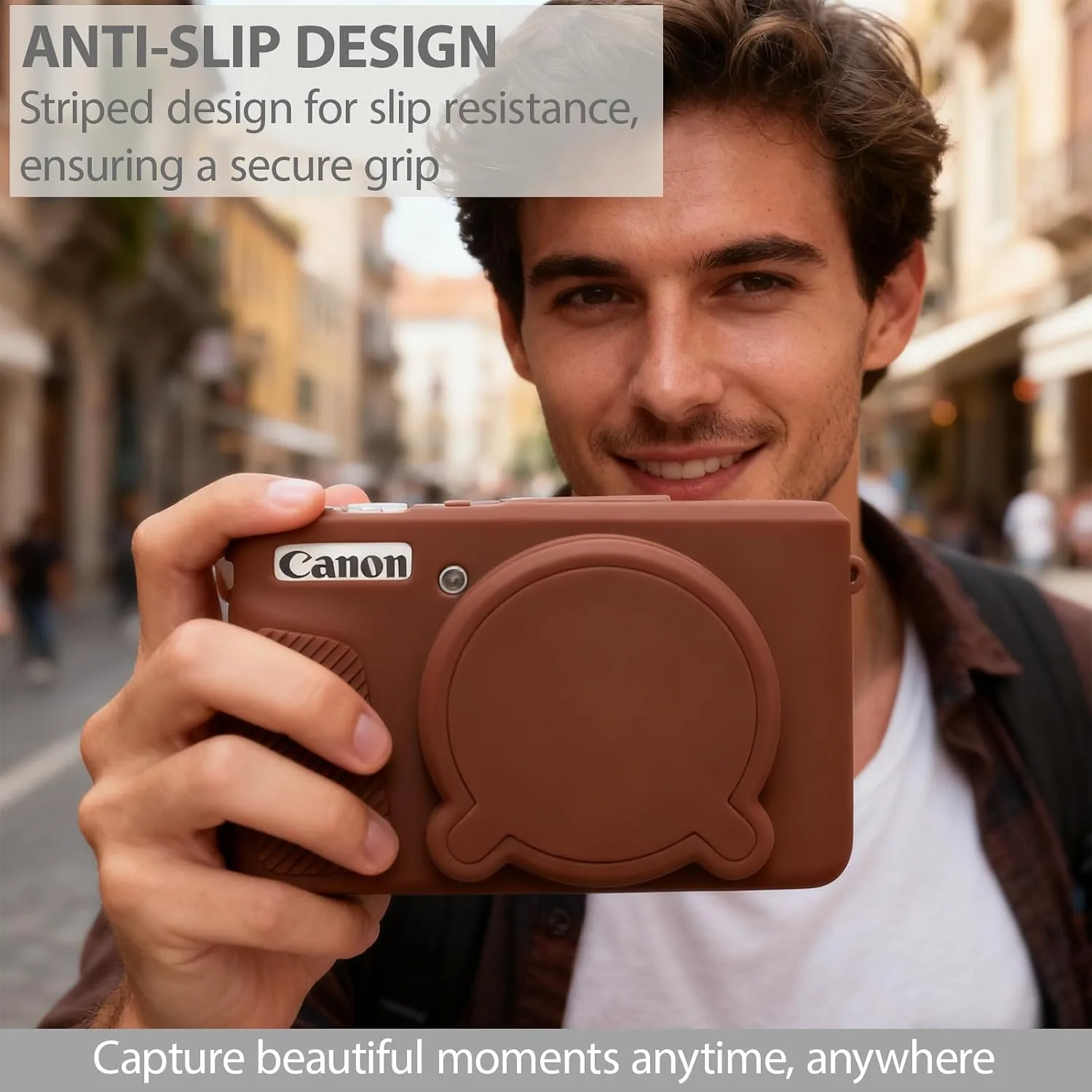 Case for Canon PowerShot SX740 HS, SX730 HS Camera - Dark Brown