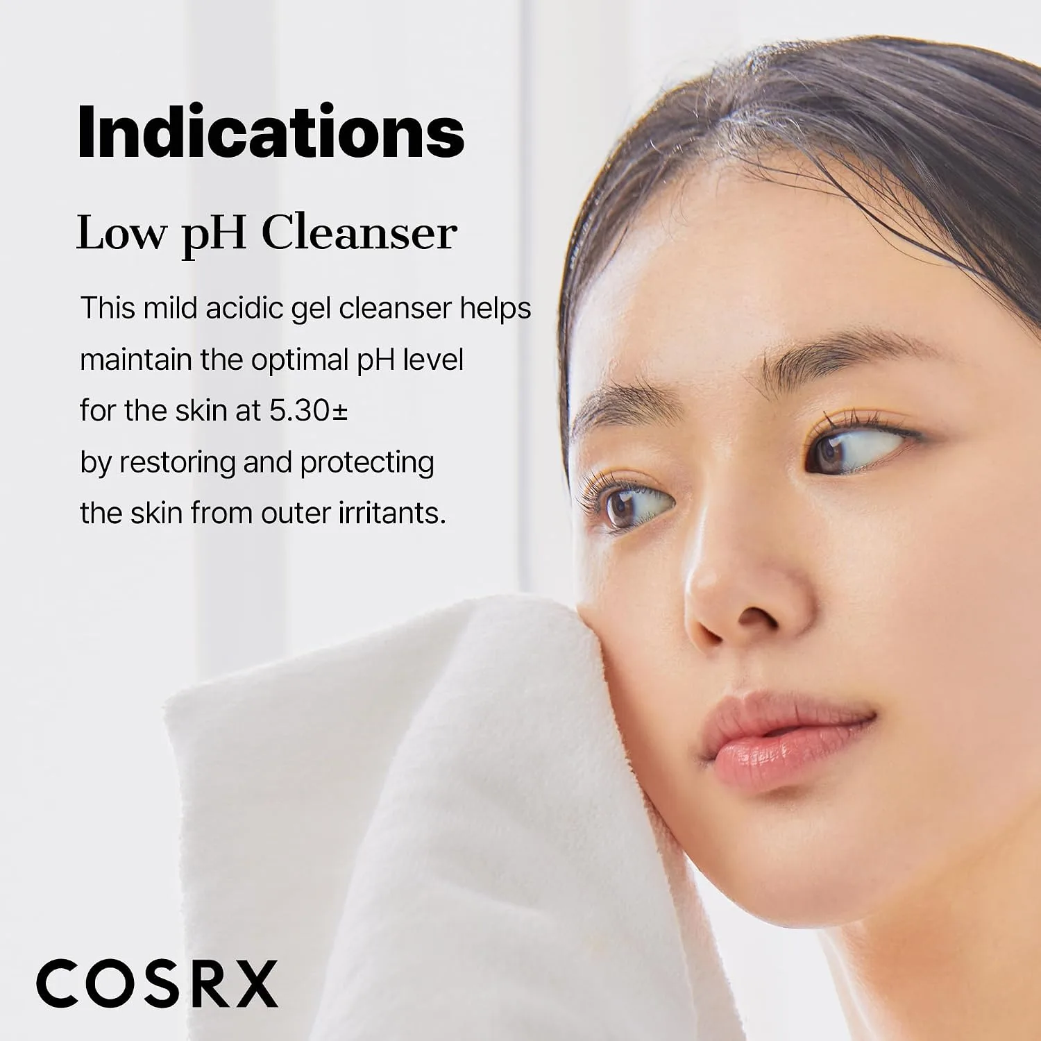 COSRX Low pH Good Morning Gel Face Cleanser, Gentle Face Wash, 5.07 fl oz