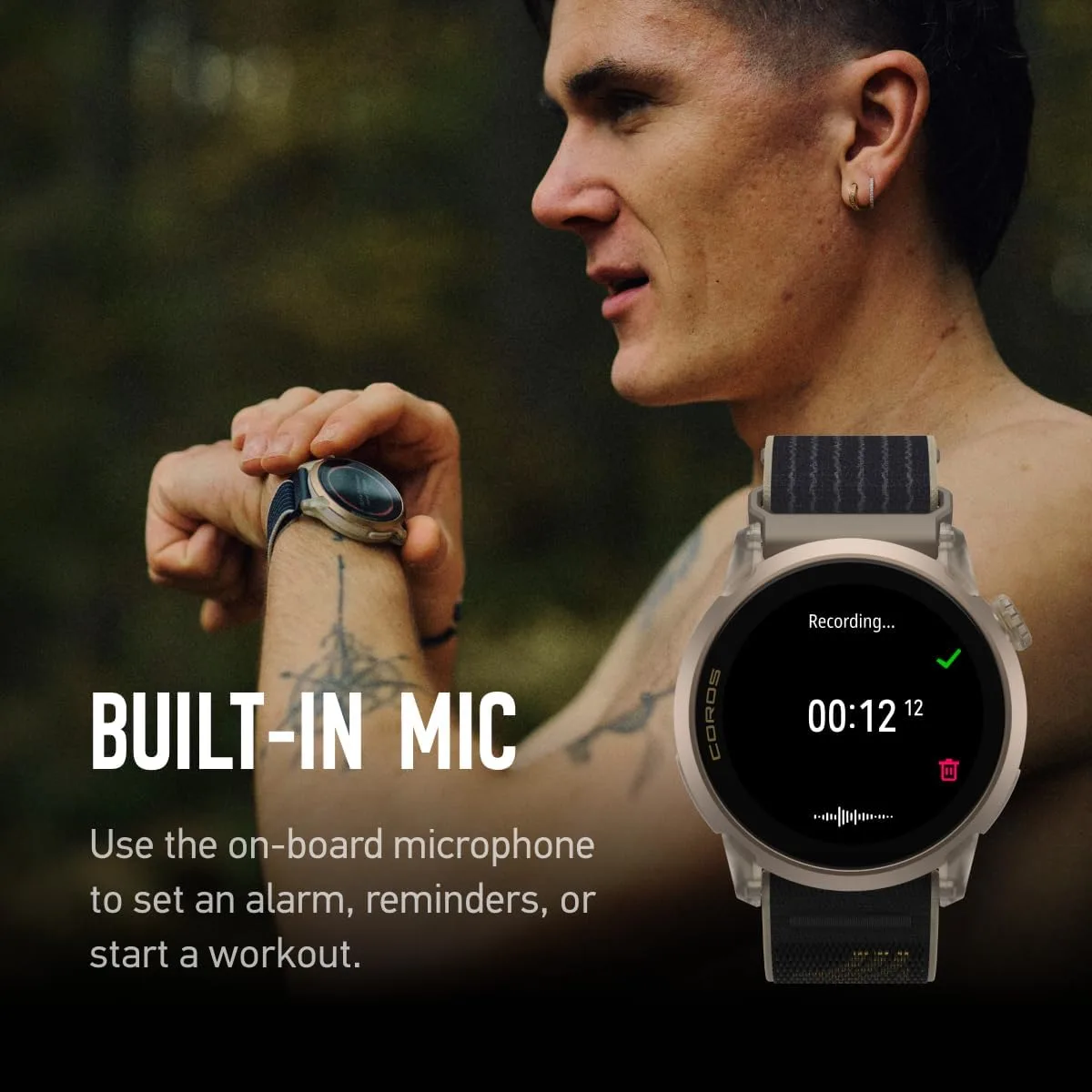 COROS PACE 4 Ultralight Sport GPS Watch (Jakob Ingebrigtsen, Aluminum)