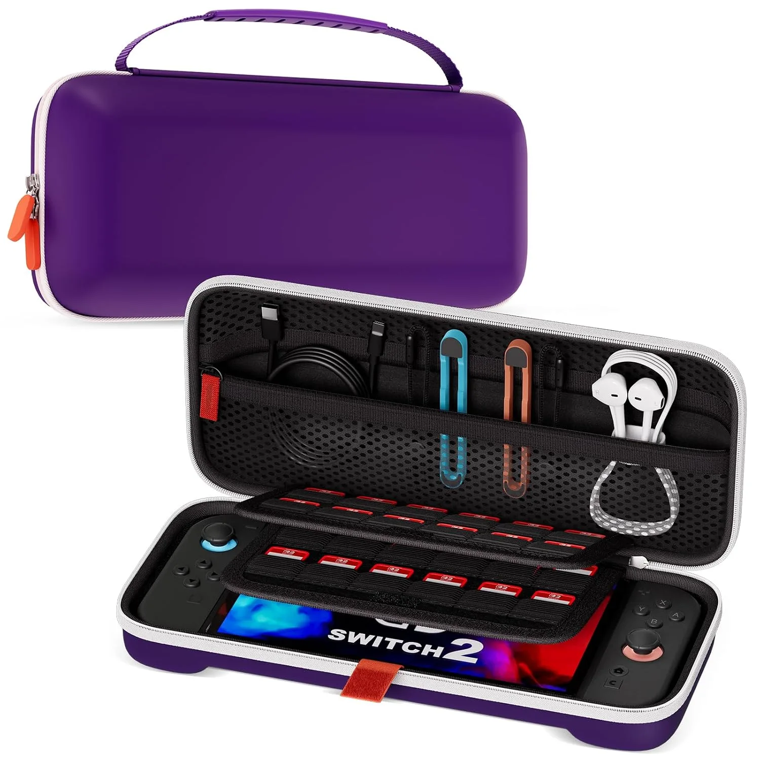 Estuche ProCase para Nintendo Switch 2 2025 tamaño estándar morado