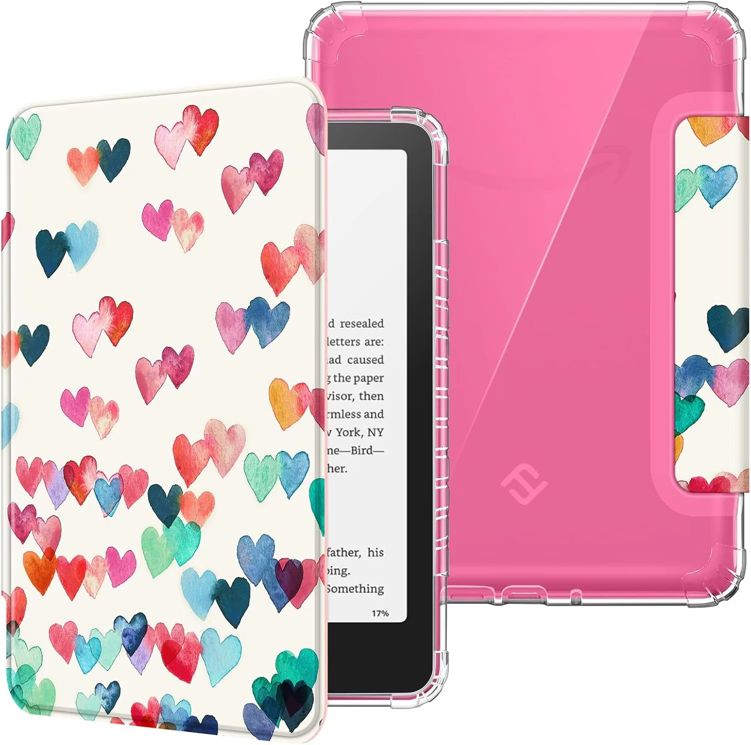 Fintie Clear Case for 7" Kindle Paperwhite 12th Gen 2024 & Kindle Colorsoft