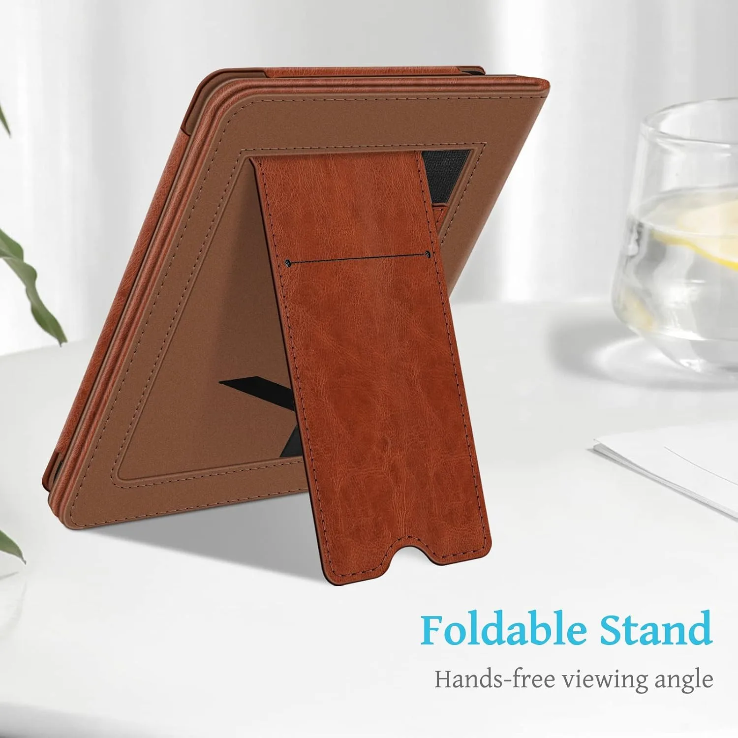 Fintie Stand Case for 6" Kindle 11th Generation 2024/2022, Vintage Brown