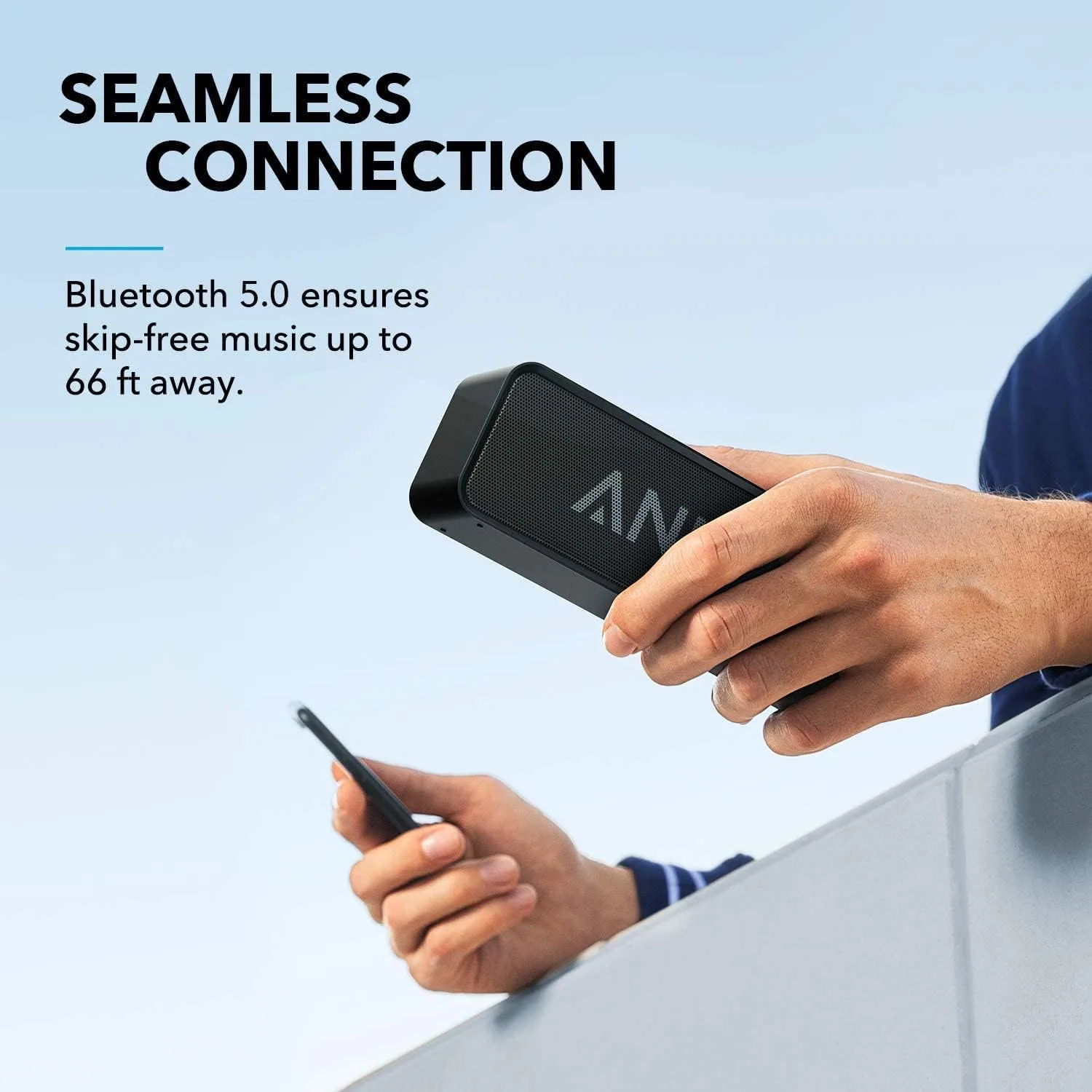 Anker soundcore Upgraded Bluetooth Speaker, IPX5 Waterproof, Stereo Sound