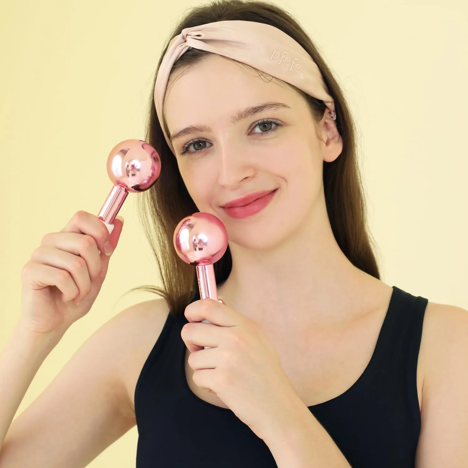 Ice Globes for Face Eyes, Facials Cold Roller Cooling Balls for Puffiness