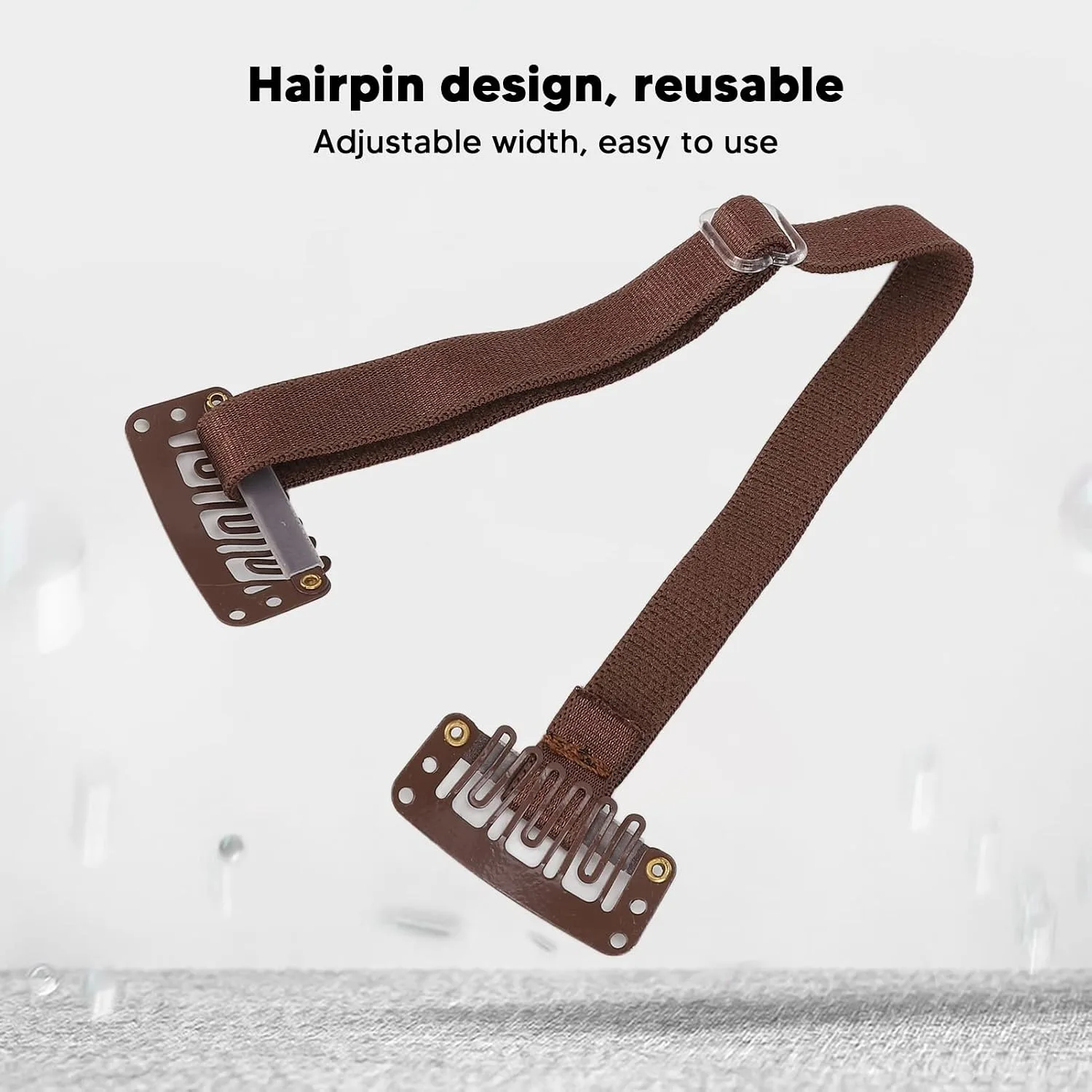 4Pcs Facelift Bands with Clips, Adjustable Elastic Instant Face Band, Invisible Hairpin Face Stretching Lifting Strap, Face Slimming Band, Wrinkles Remove Belt for Face