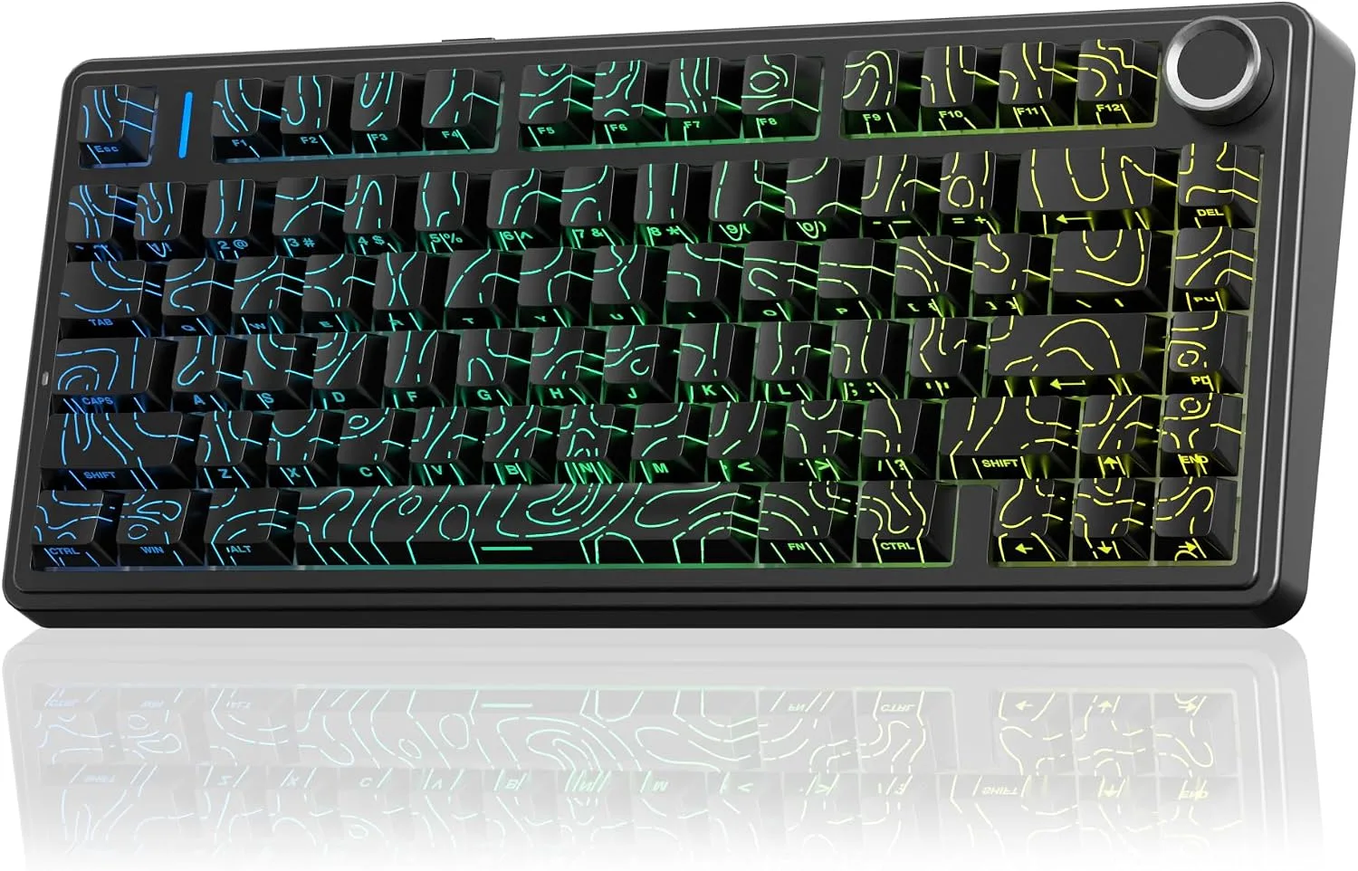 Teclado Gamer Corbobo Aula F75 HE inalámbrico con switch magnético Hall Effect