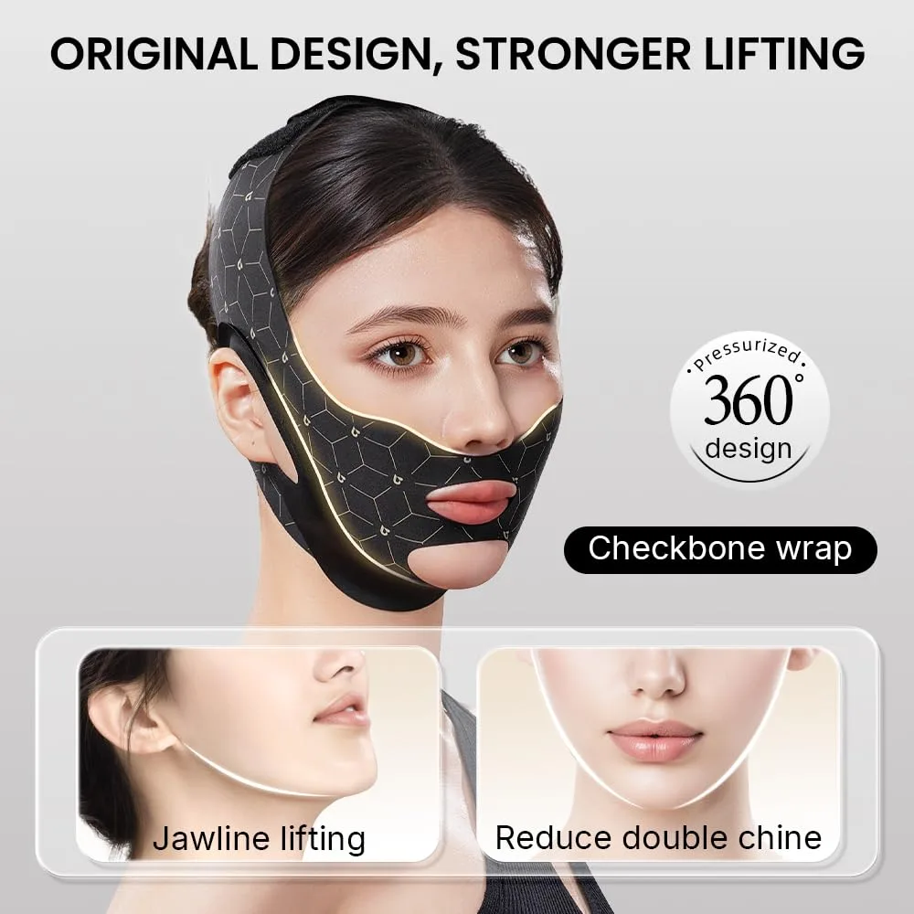 Double Chin Reducer, Face Lifting Tapes, Jawline Shaper Chin Strap